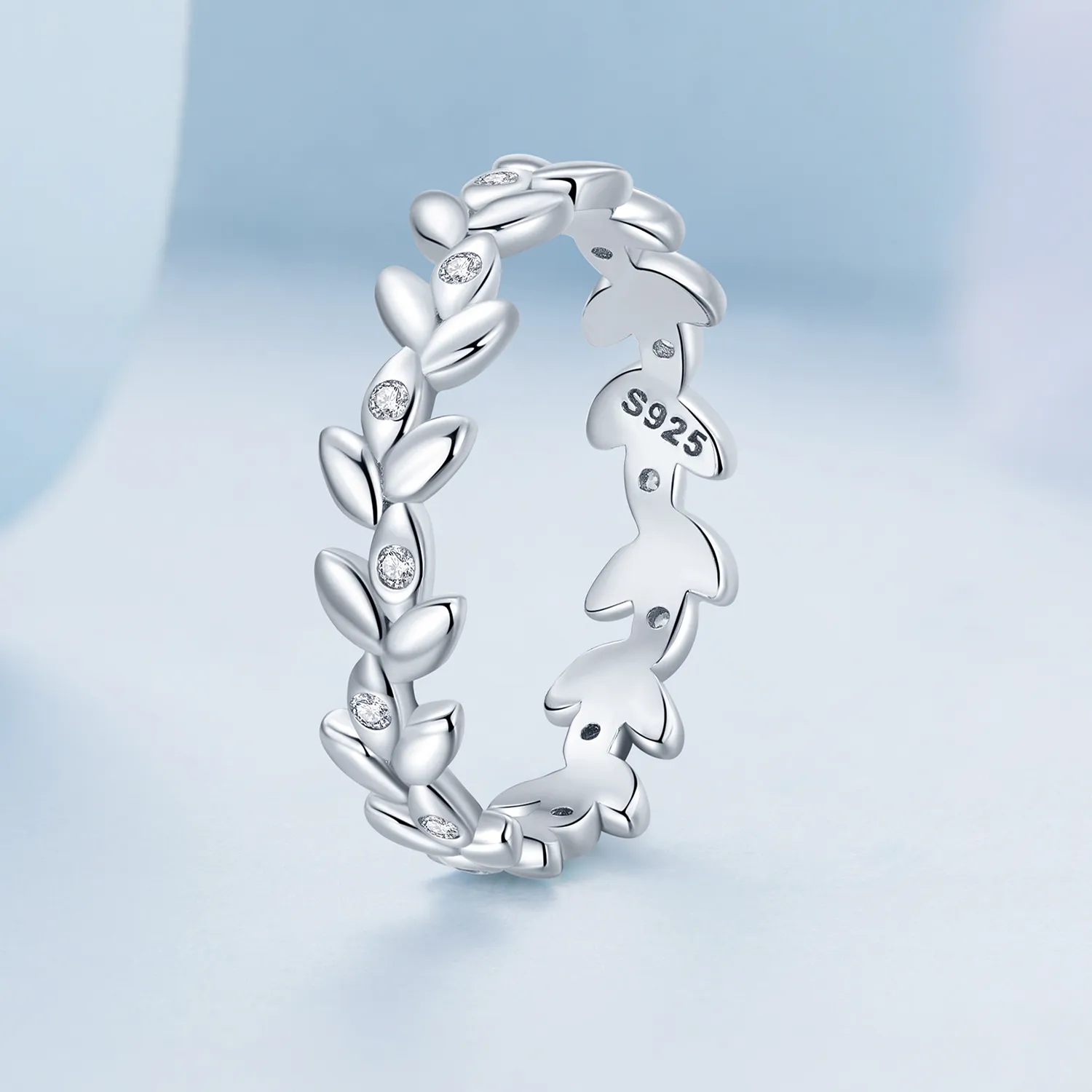 Pandora Style Leaf Ring - BSR306