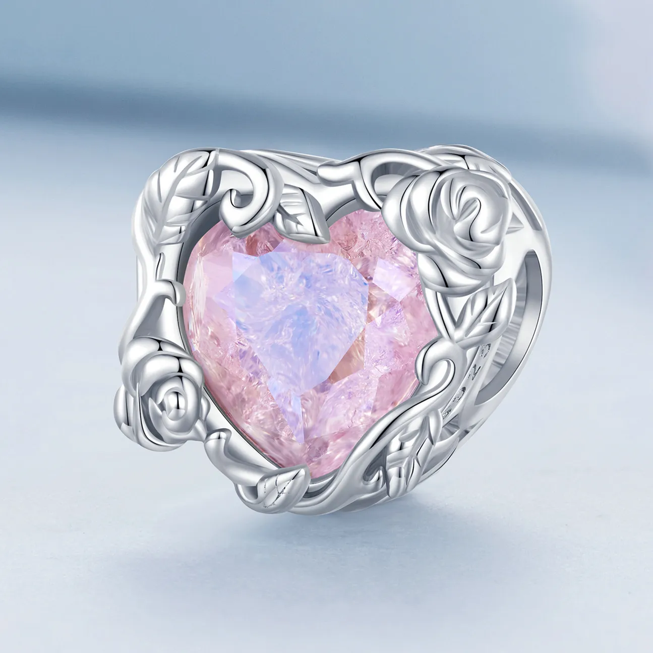 Pandora Style Love Heart Charm - BSC836