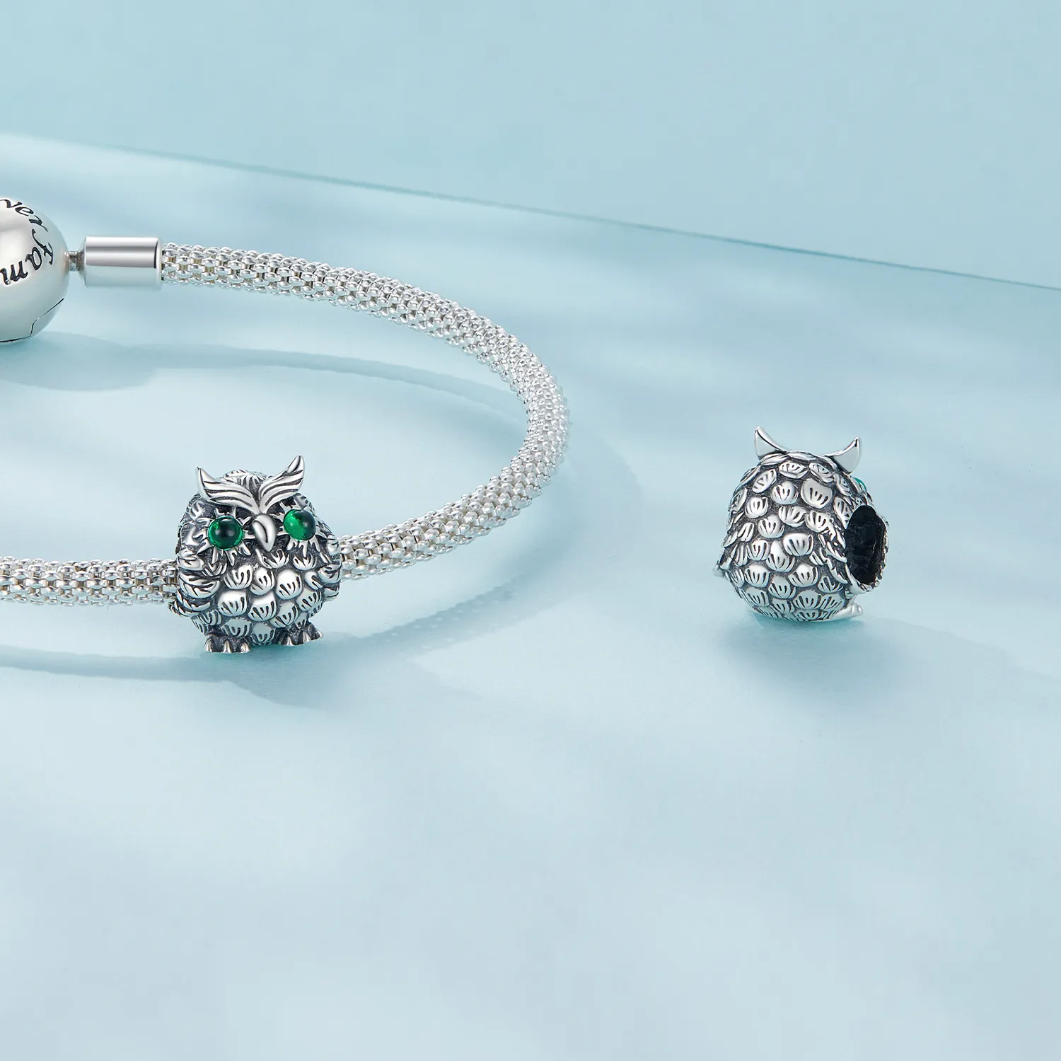 Pandora Style Owl Graduation Charm - SCC2542