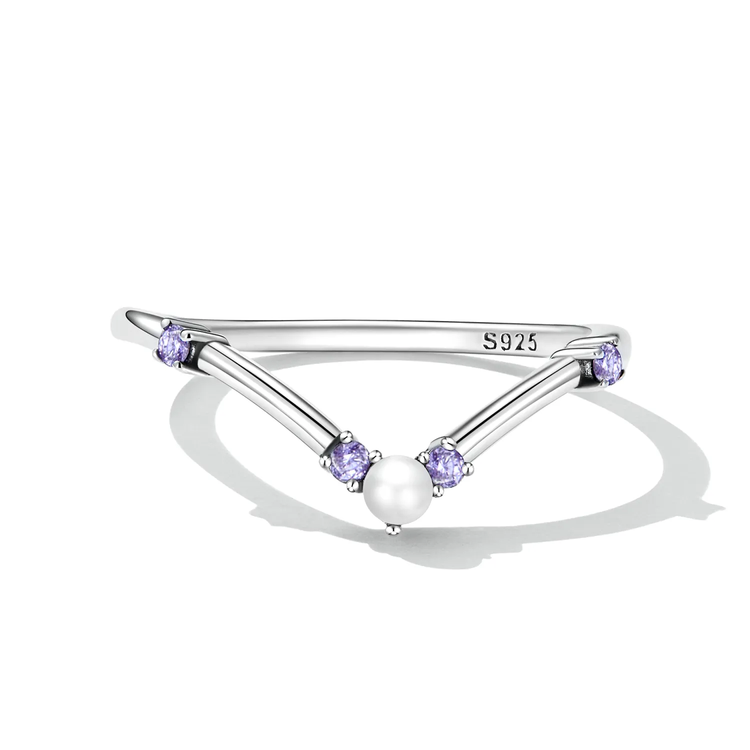 Pandora Style Princess Wishbone Ring - SCR835