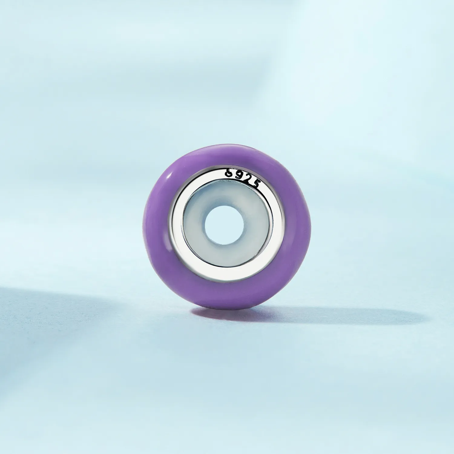 Pandora Style Purple Spacer Charm - SCC1450-VT