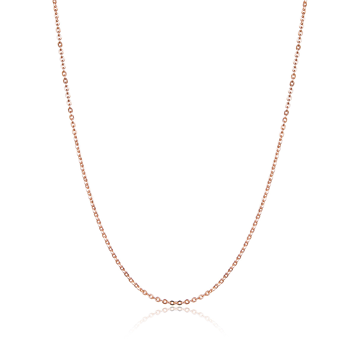 pandora style rose gold necklace sca014 45