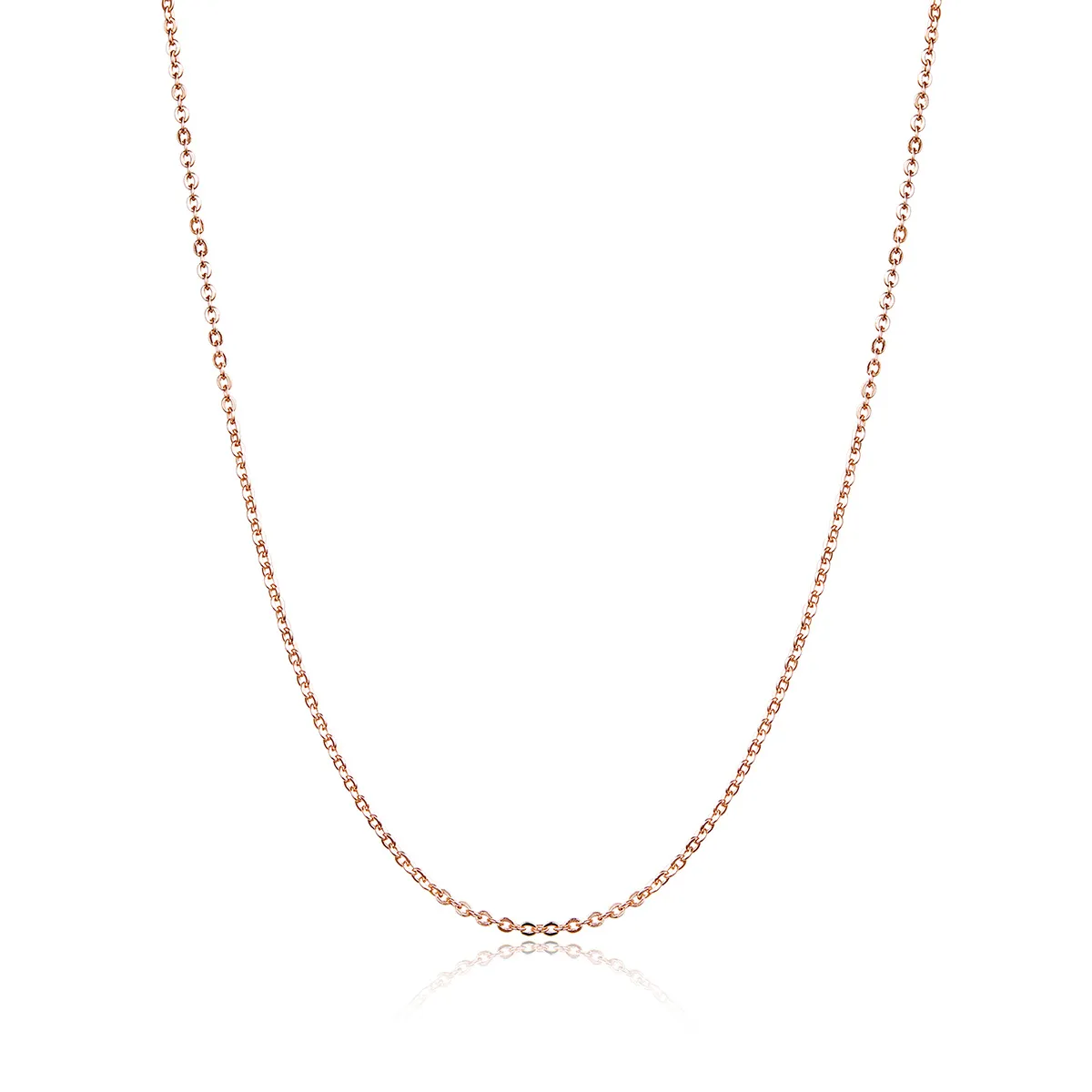 pandora style rose gold necklace sca014 45