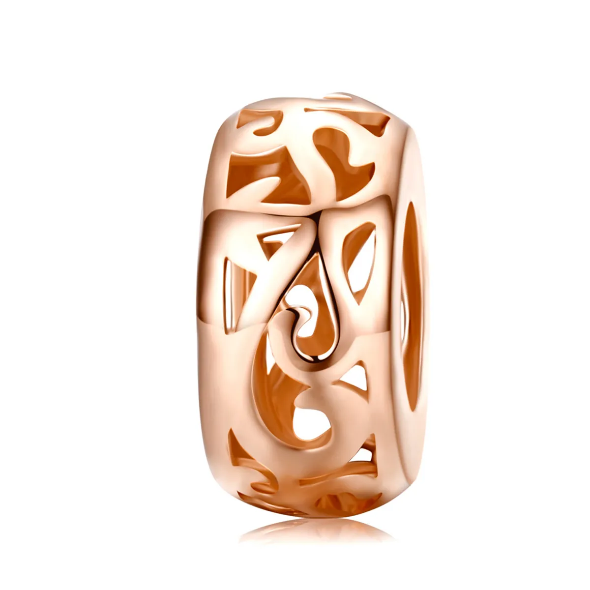 Pandora Style Rose Gold Spacer Charm - SCC716-C