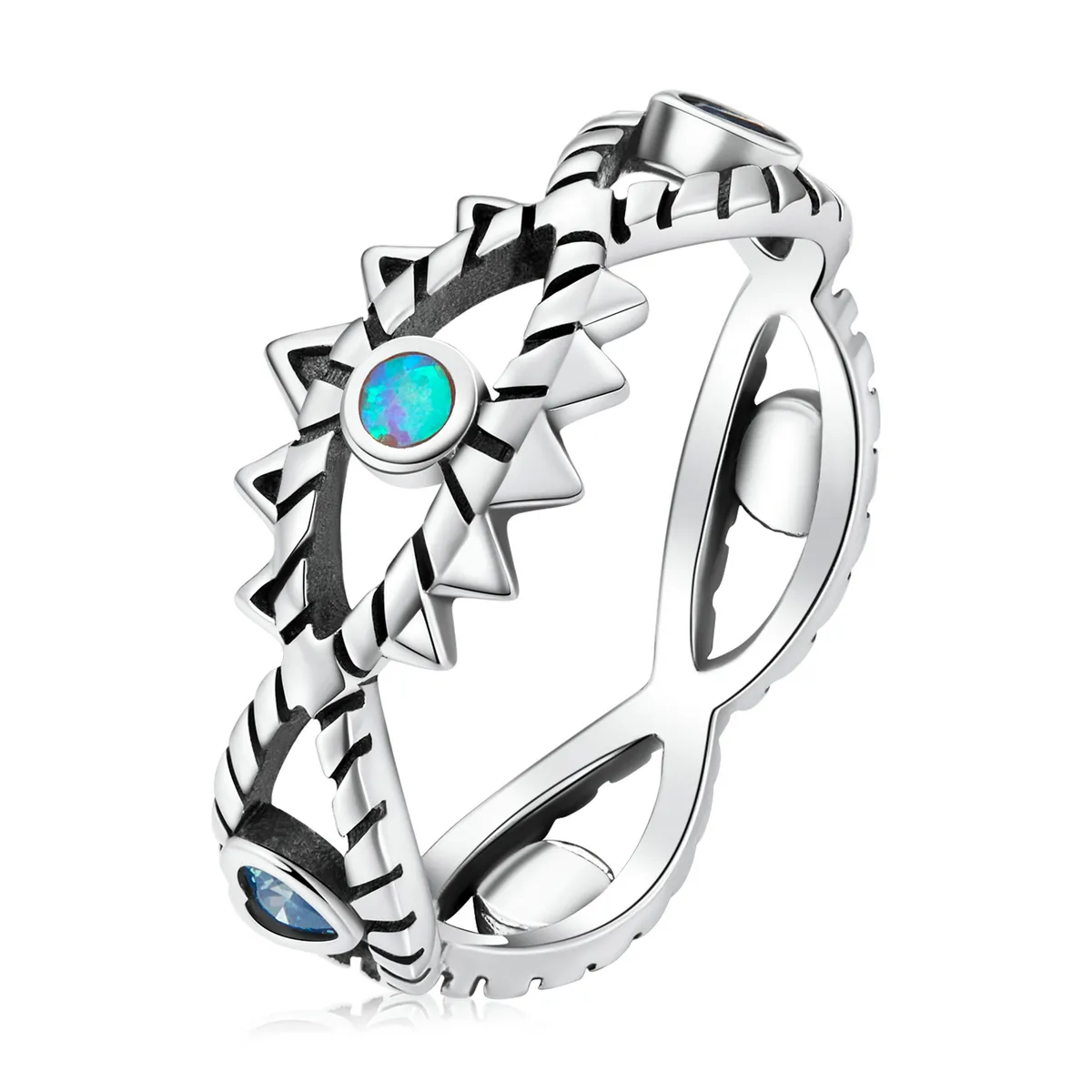 Pandora Style Sapphire Ring - SCR800