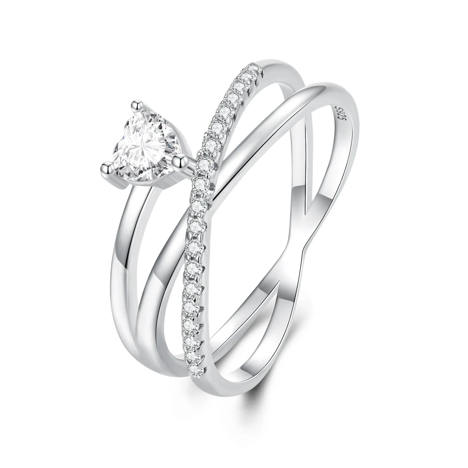 Pandora Style Triple Band Ring - BSR336