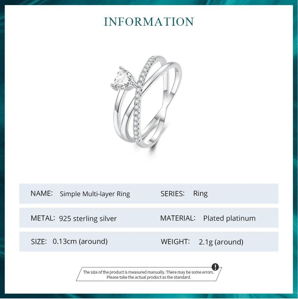 Pandora Style Triple Band Ring - BSR336