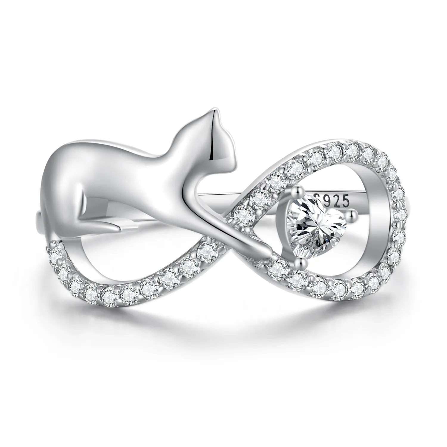 stylish Pandora Style Infinity Knot Ring - SCR918