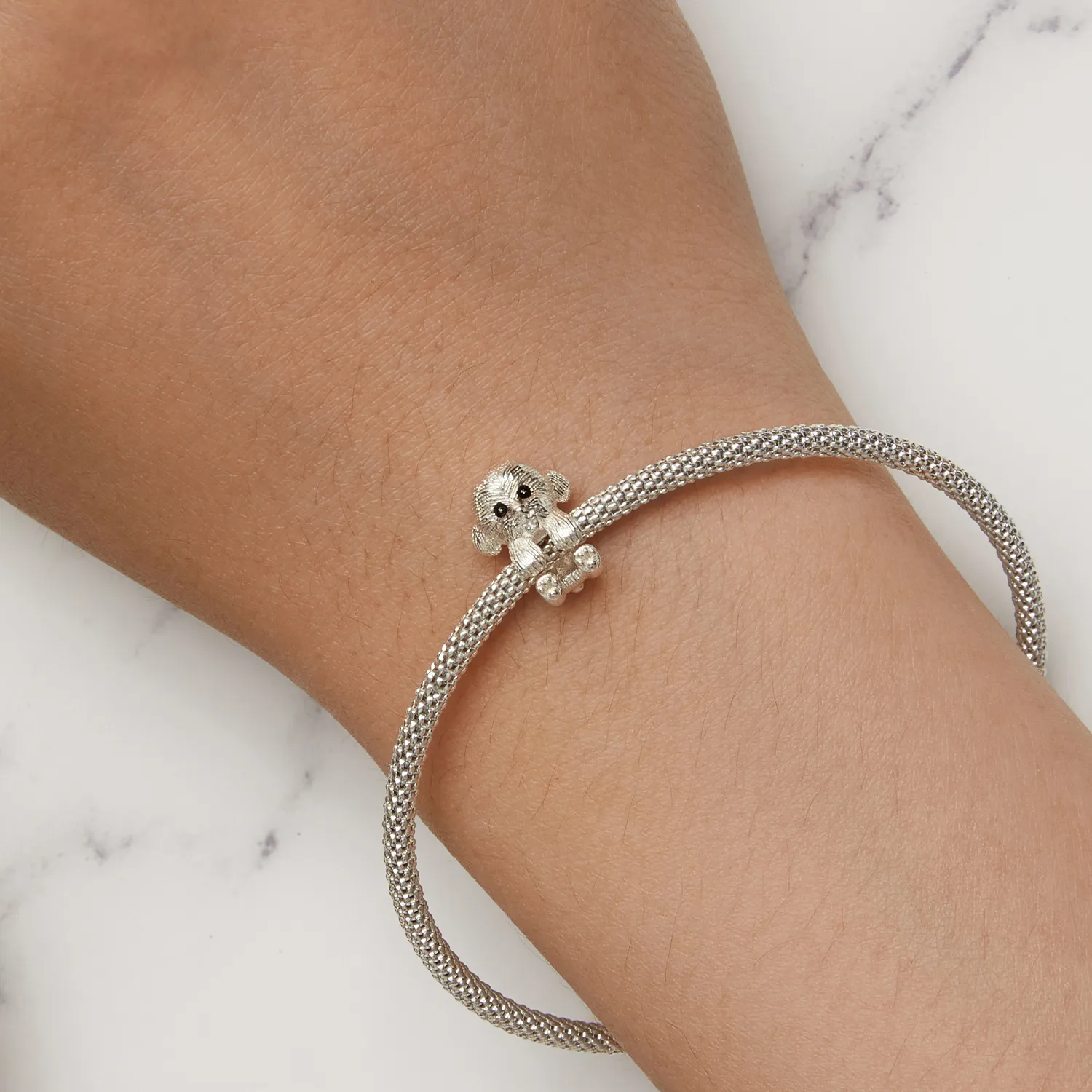 adorable teddy charm in a Pandora style - SCC2586