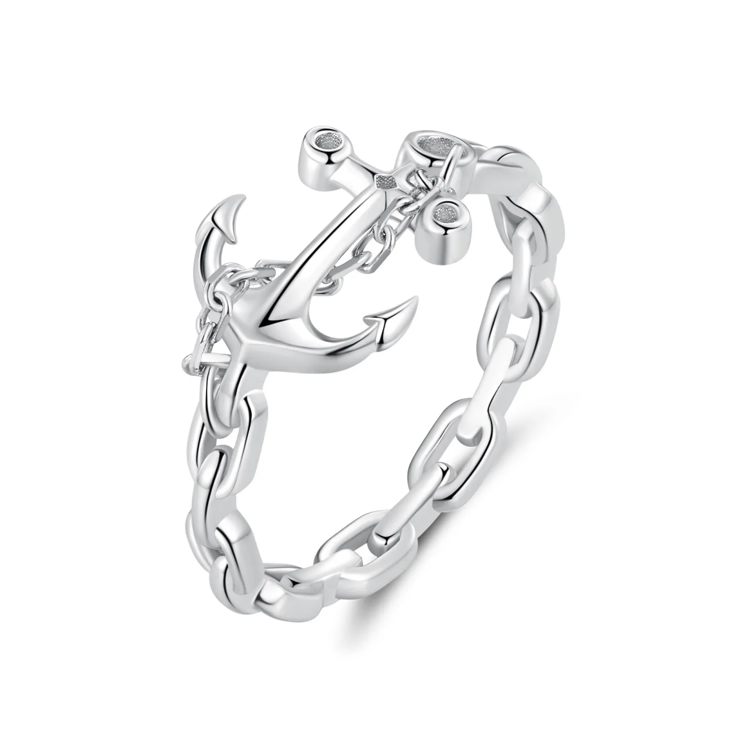 Pandora Style Anchor Ring - SCR949