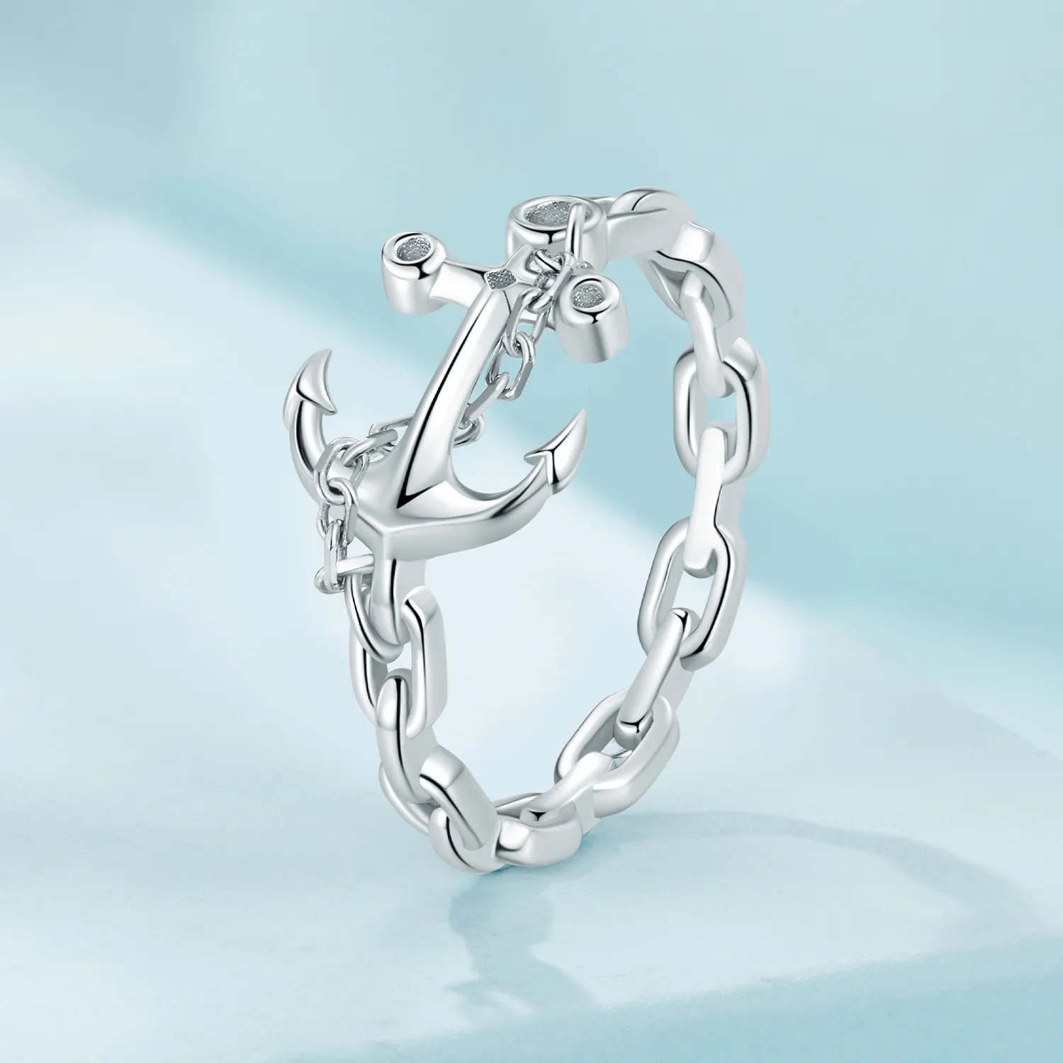 Pandora Style Anchor Ring - SCR949