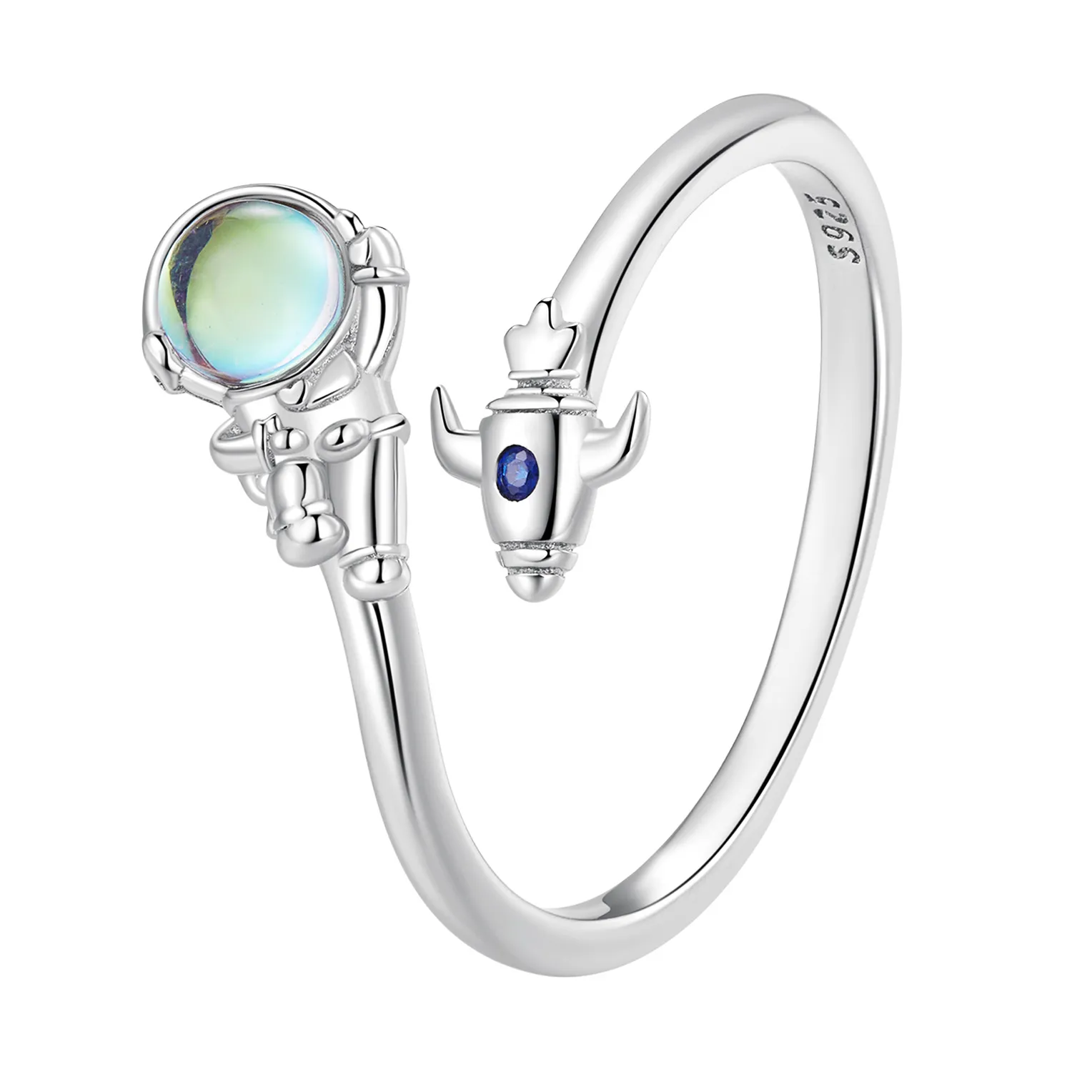 Pandora Style Astronaut Spaceship Ring - SCR920