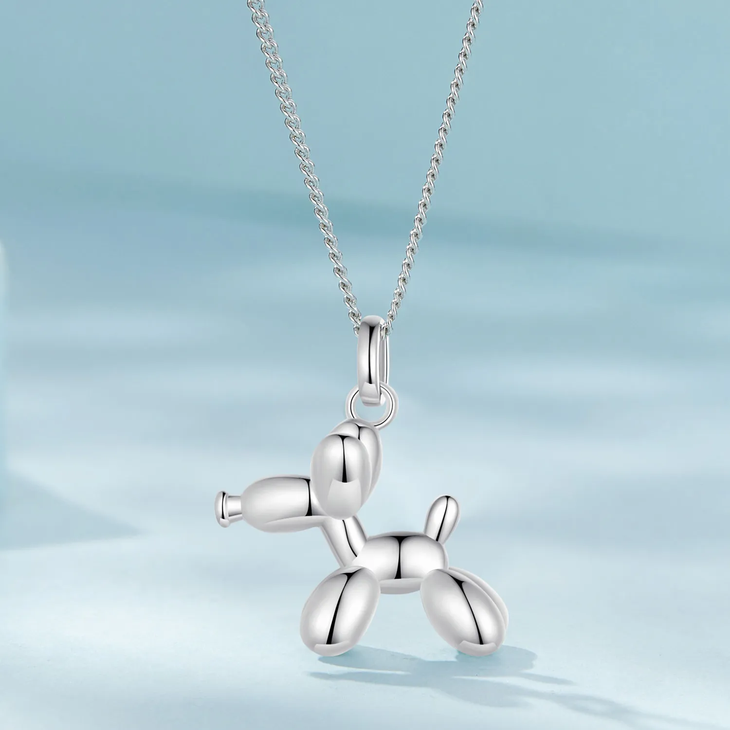 Pandora Style Balloon Dog Necklace - SCN506