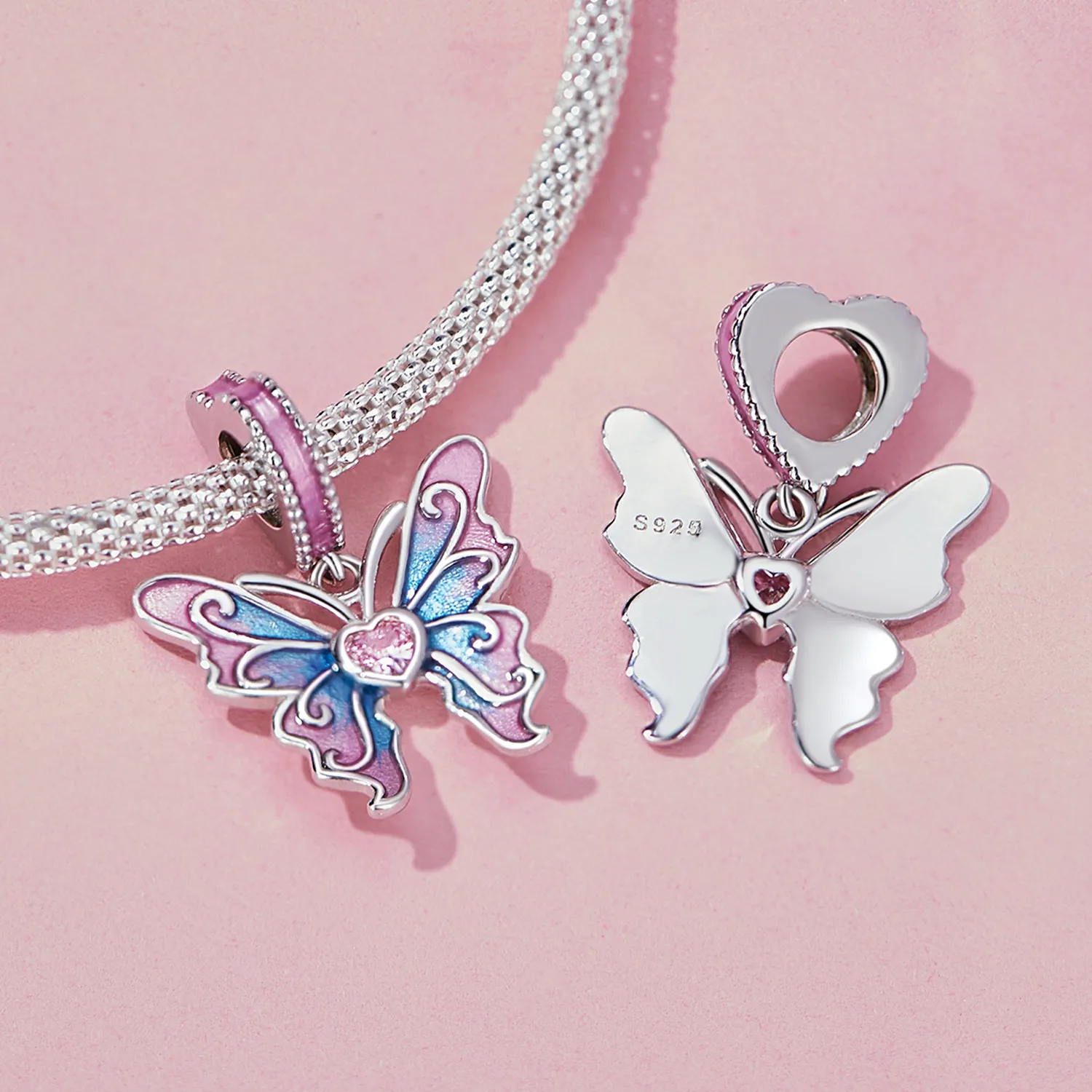 Pandora Style Butterfly Fairy Dangle - SCC2472