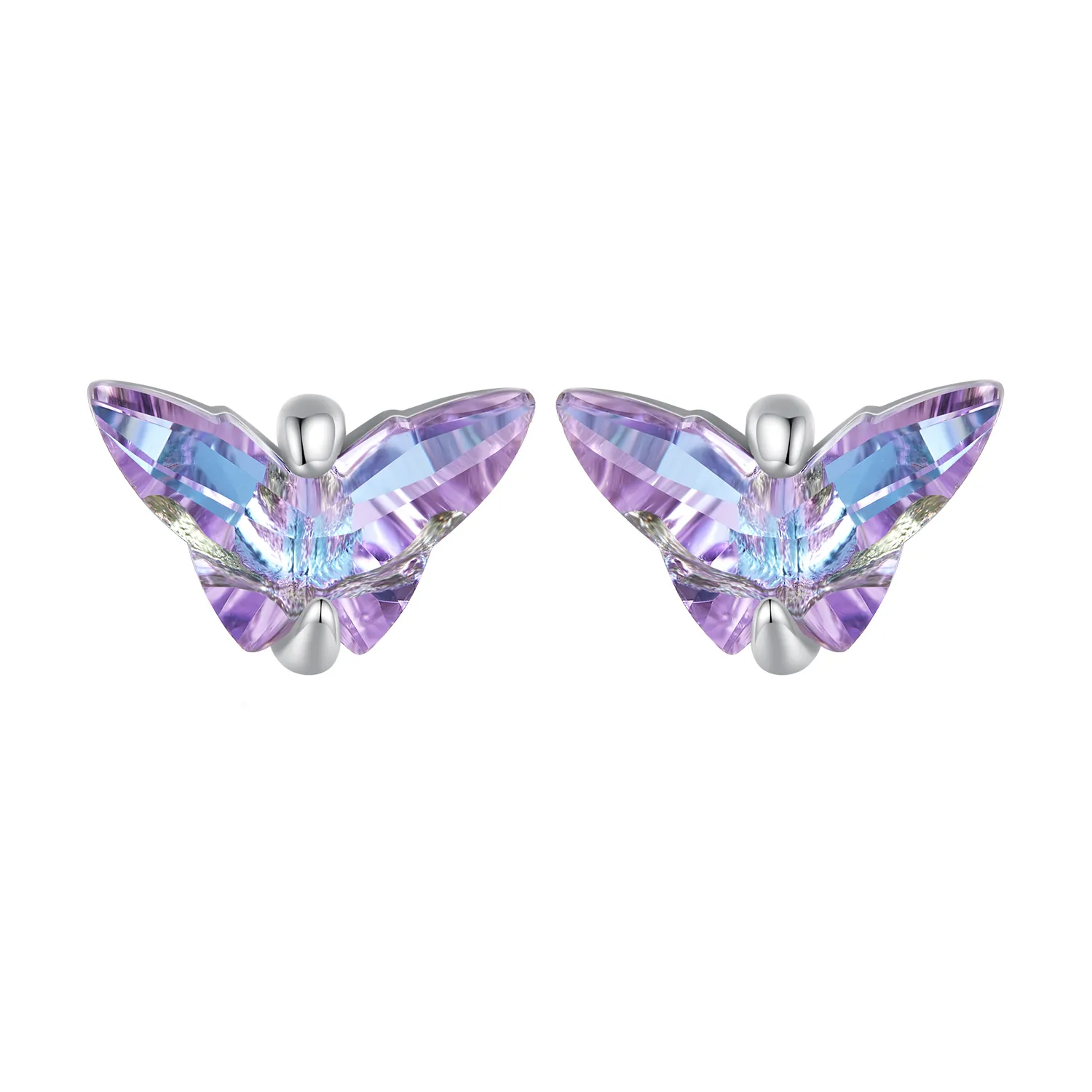 Pandora Style Butterfly Thread Studs Earrings - BSE797