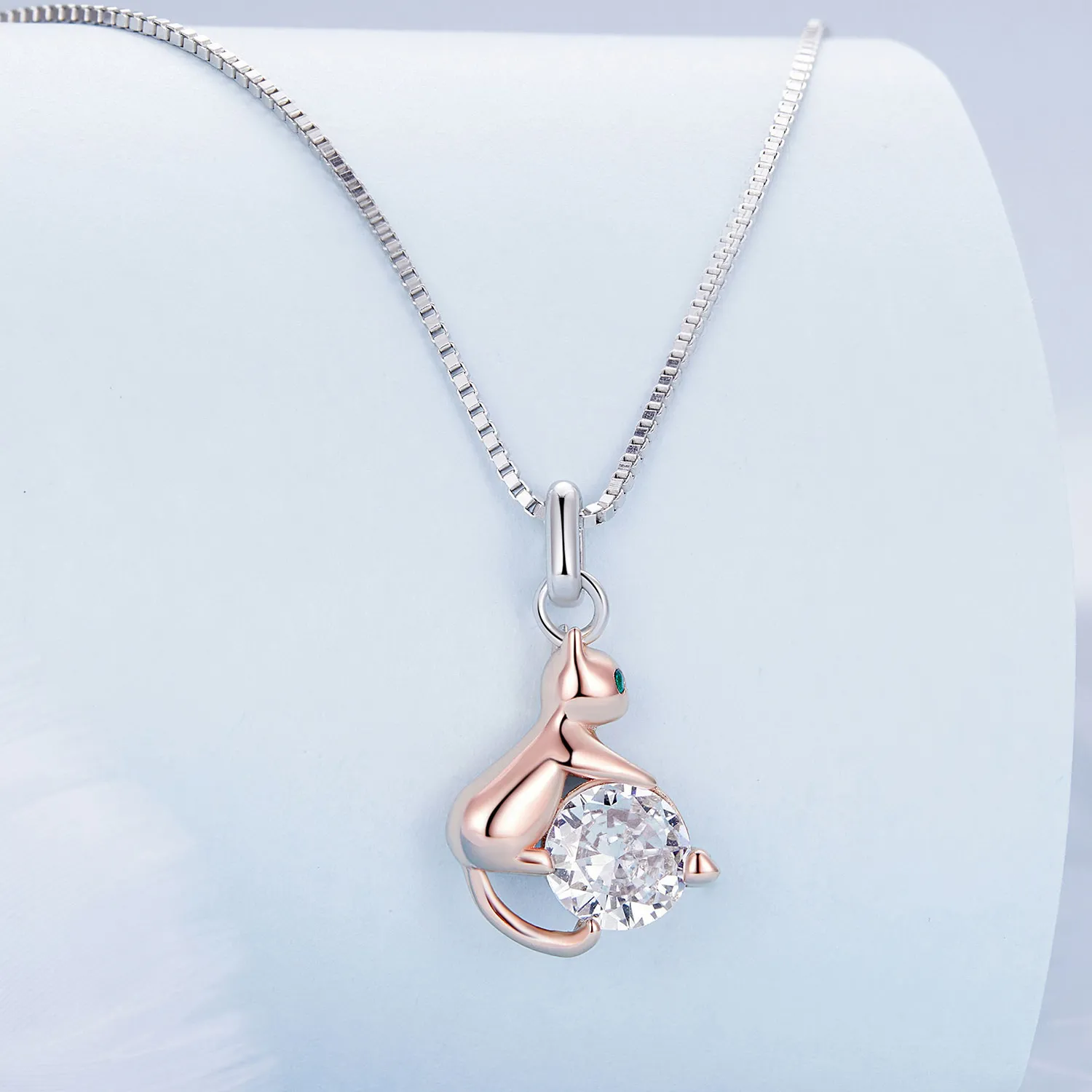 Pandora Style Cat Necklace - BSN355