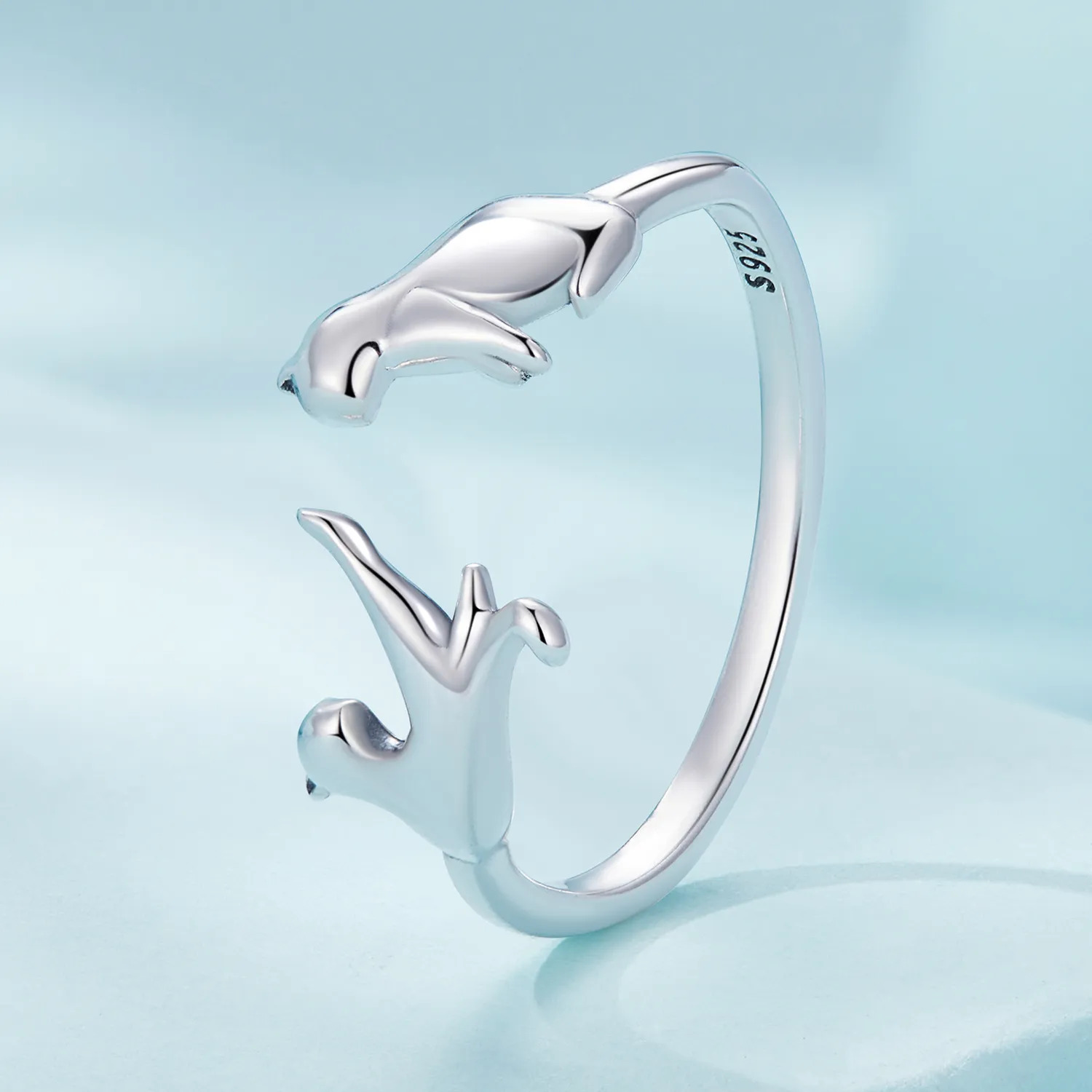 Pandora Style Cat Open Ring - SCR917