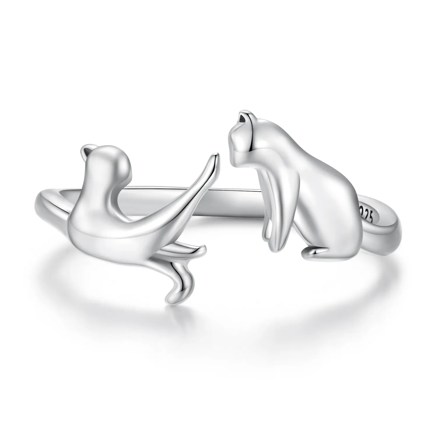 Pandora Style Cat Open Ring - SCR917