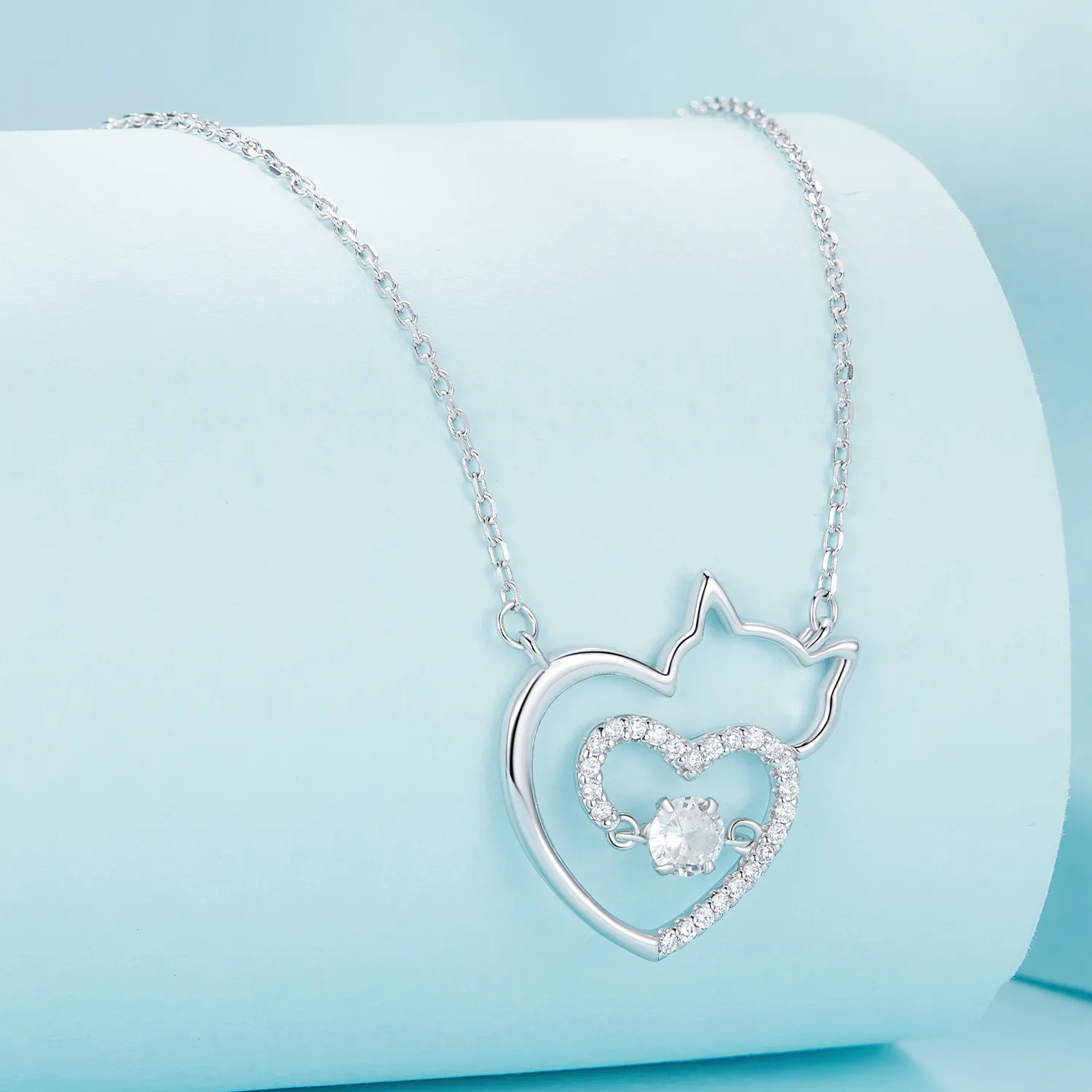 Pandora Style Cat Smart Necklace - SCN503