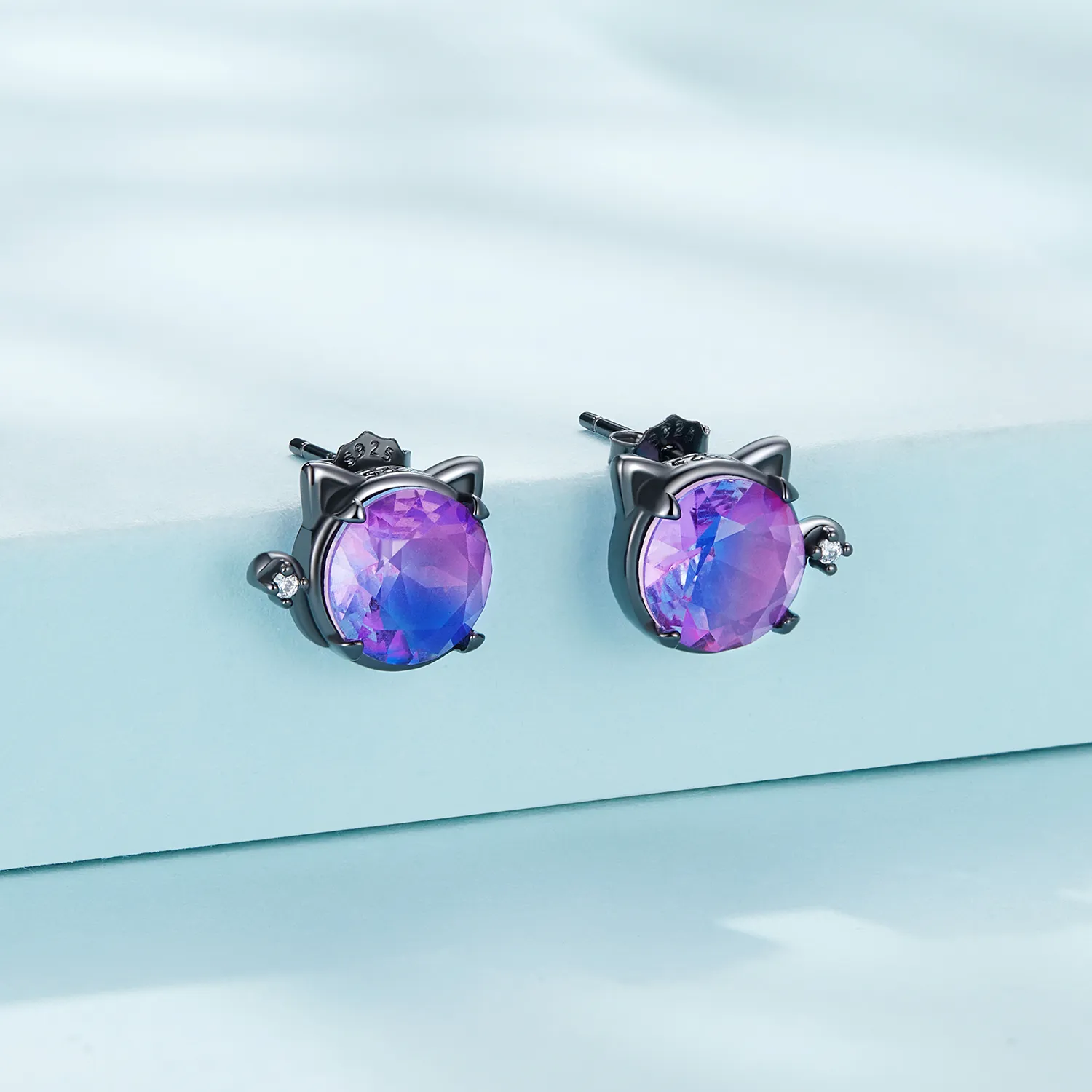 Pandora Style Cat Studs Earrings - SCE1568