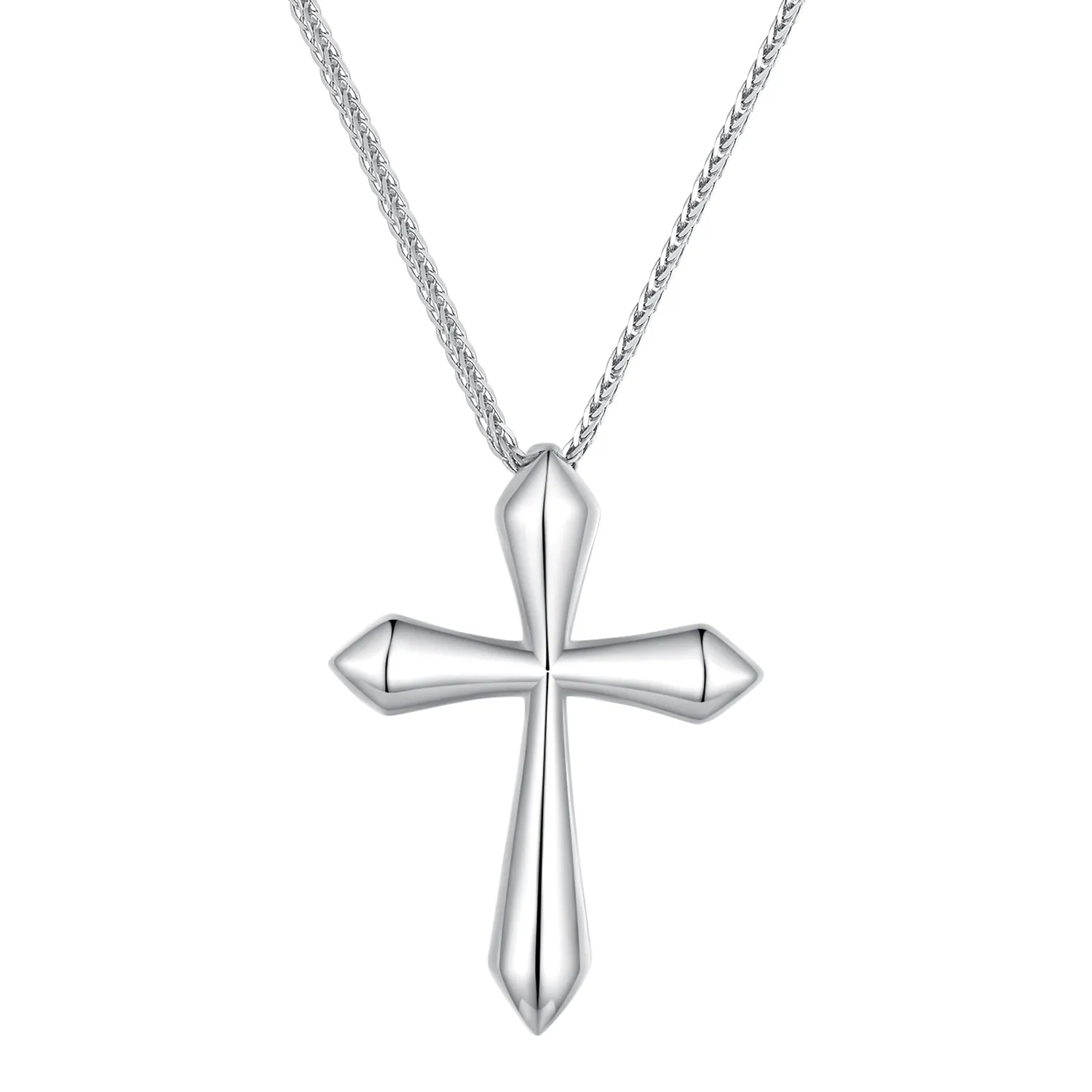 Pandora Style Cross Chopin Necklace - BSN304