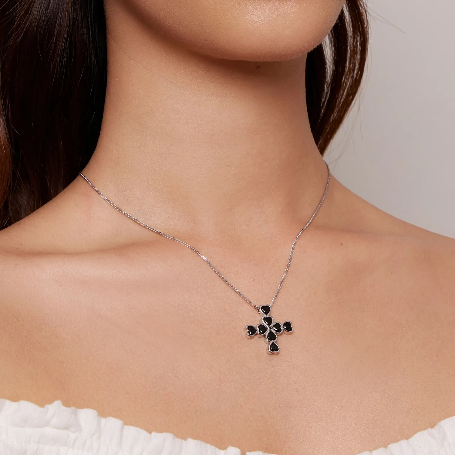 Pandora Style Cross Necklace - BSN335