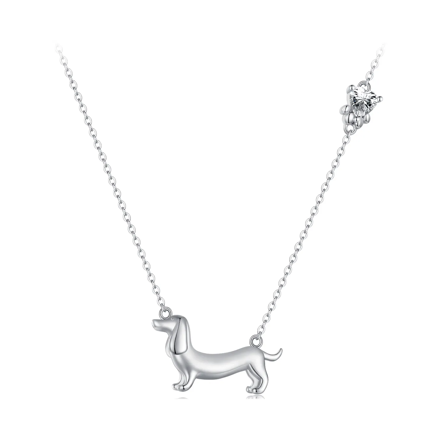 Pandora Style Dachshund Necklace - SCN501