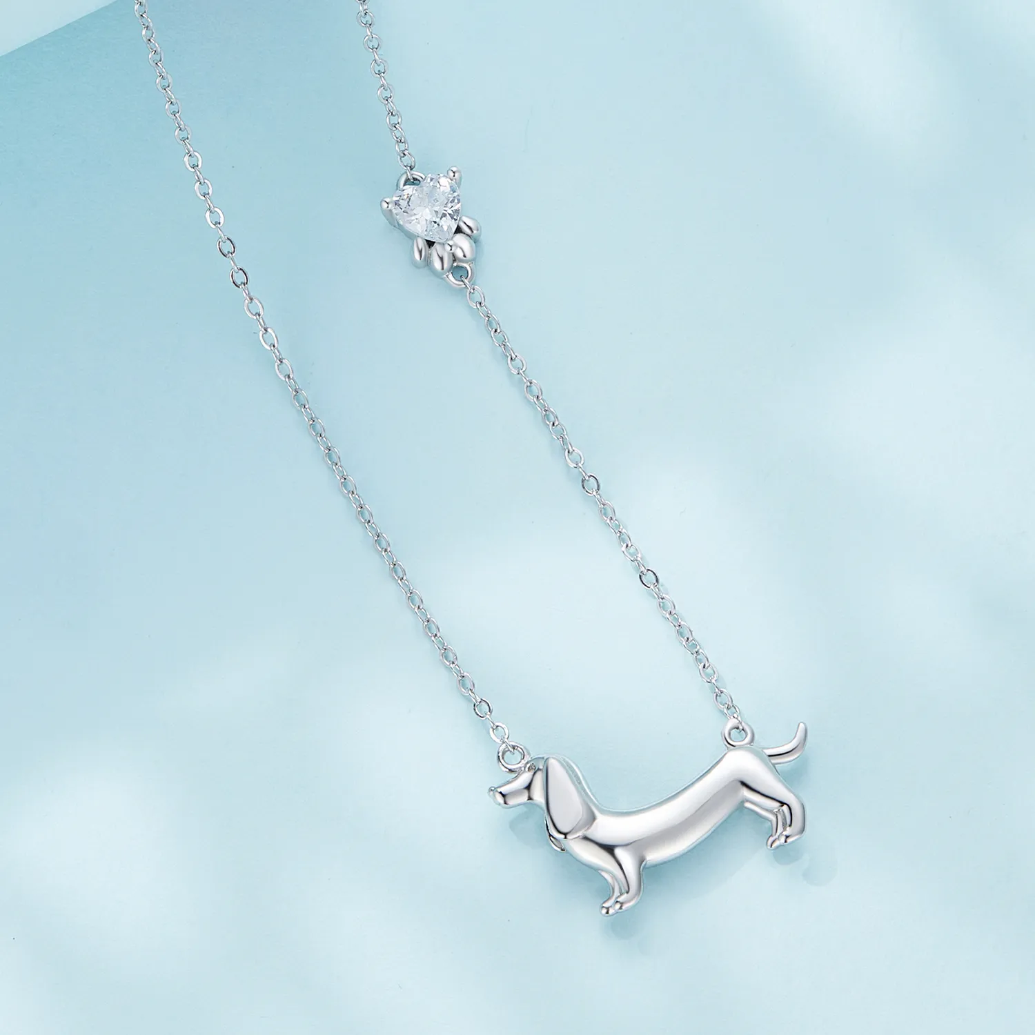 Pandora Style Dachshund Necklace - SCN501