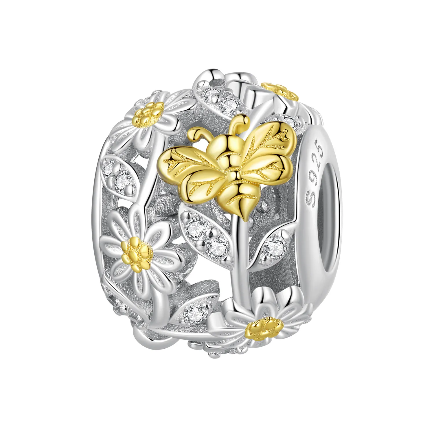 Pandora Style Daisy Bee Charm - BSC818!