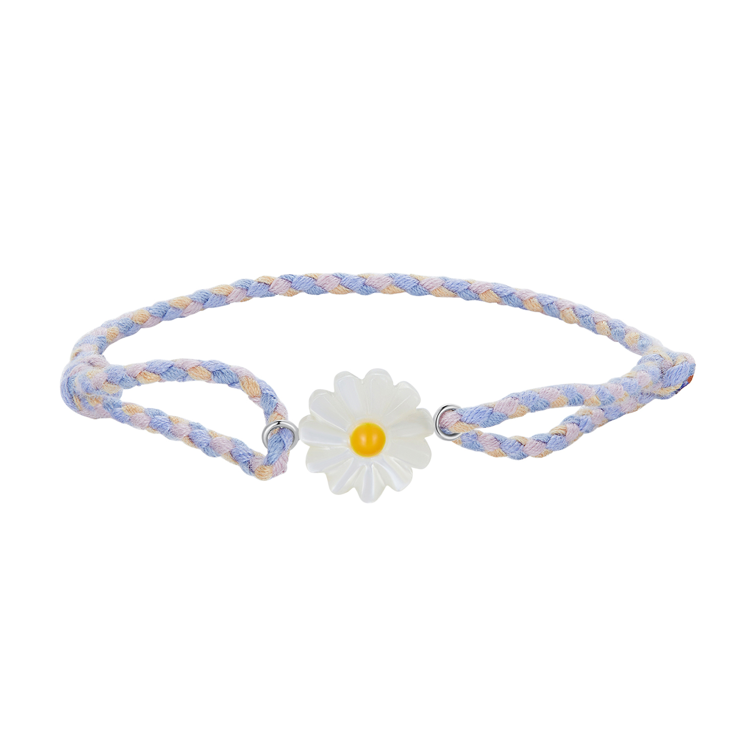 pandora style daisy cord bracelet scb250