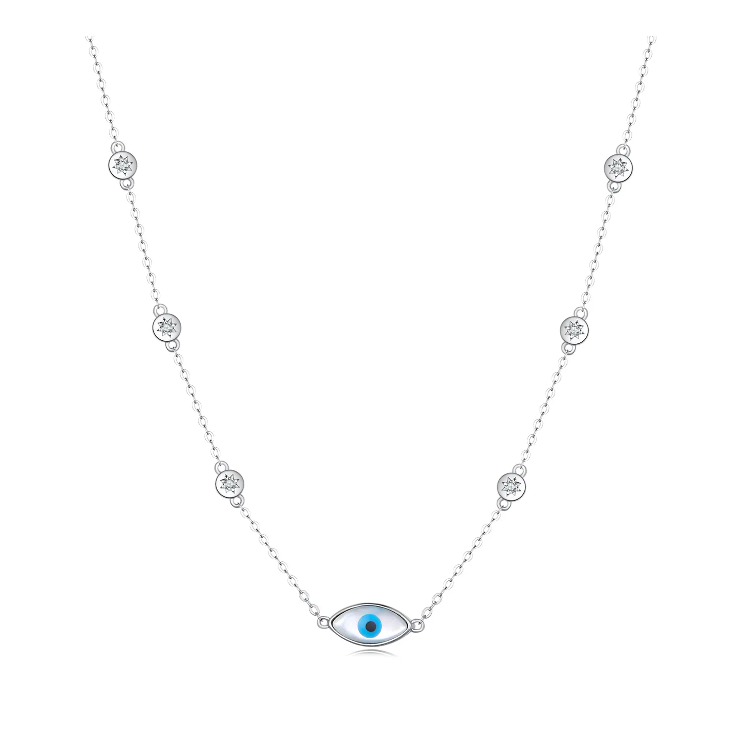 Pandora Style Devil\'s Eye Necklace - SCN505