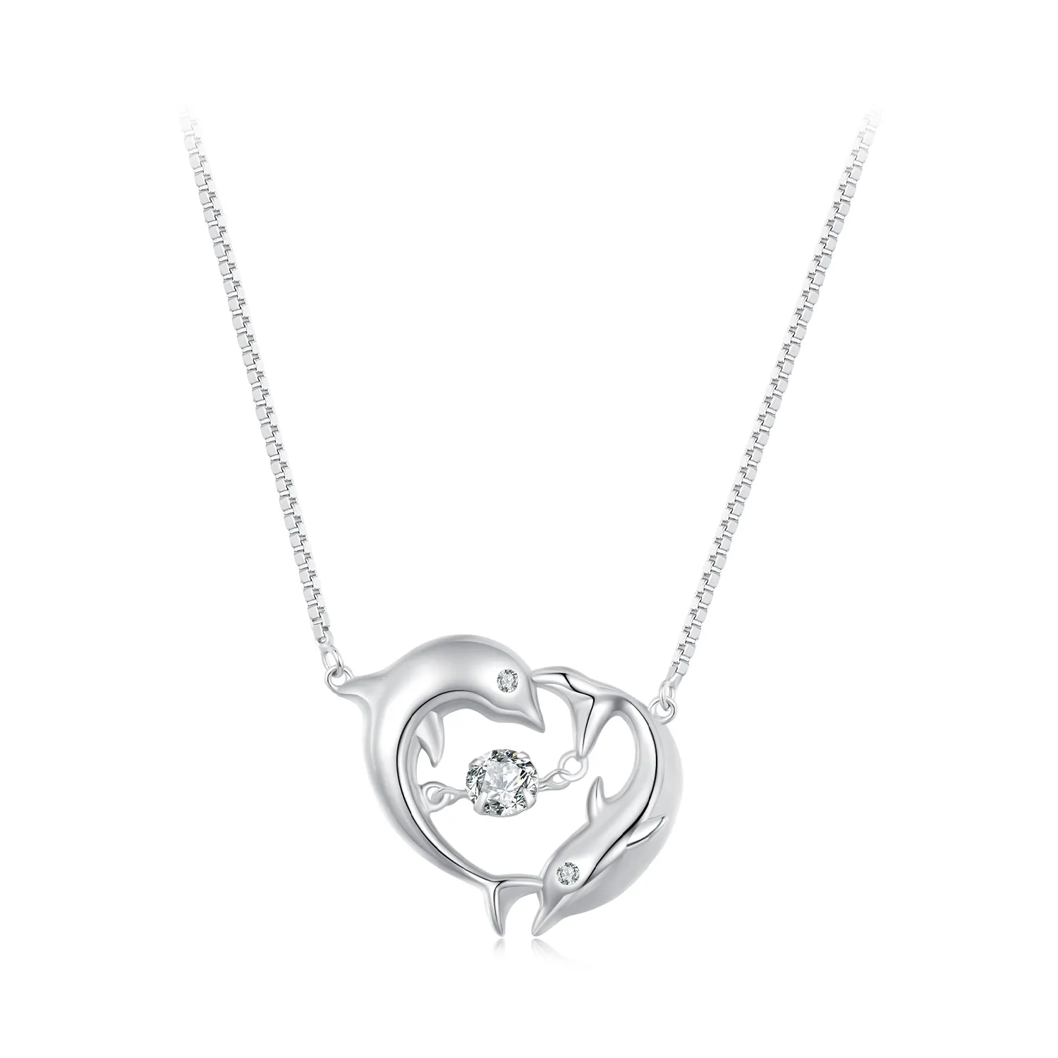 pandora style dolphin smart necklace bsn340