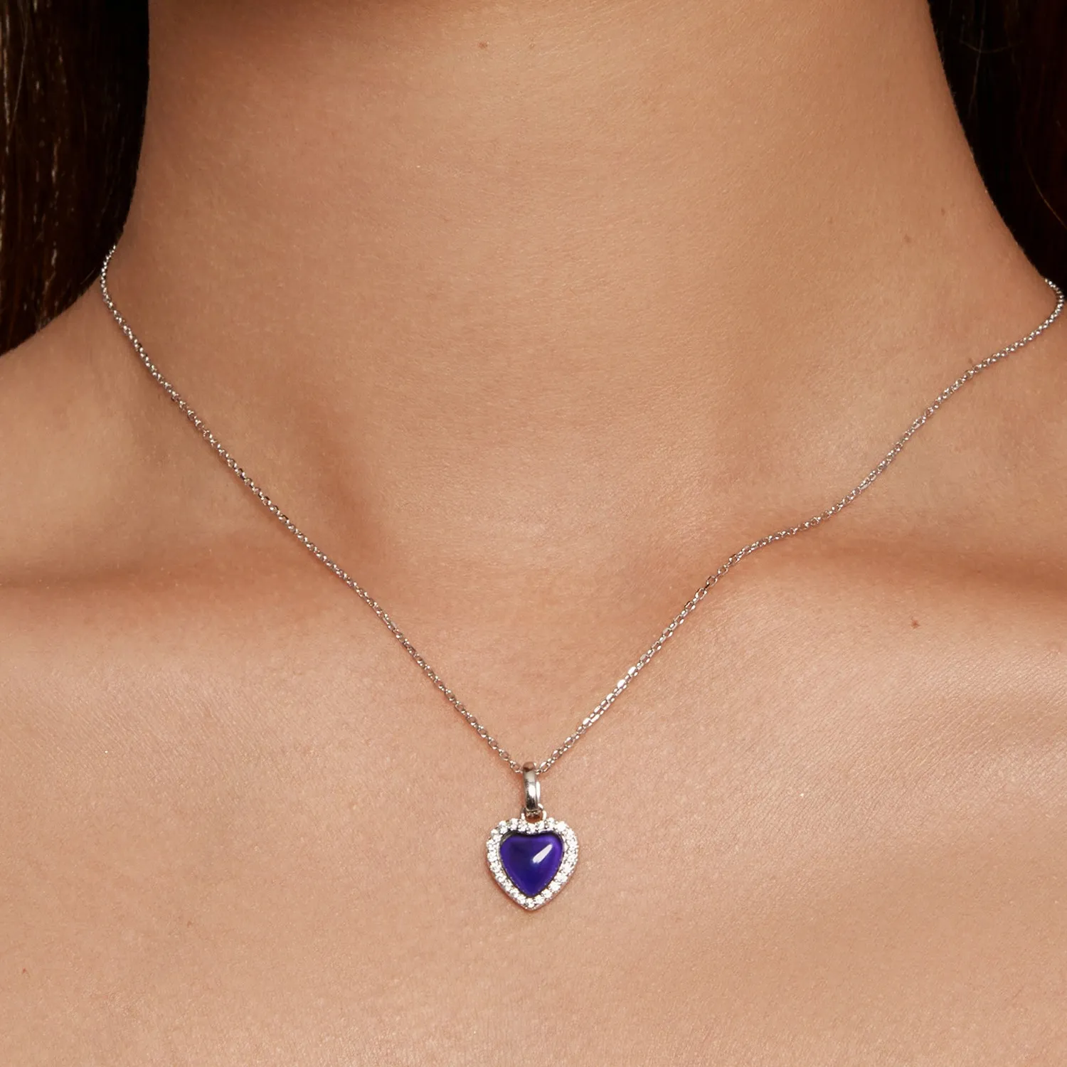 Pandora Style Emotional Heart Necklace - BSN344