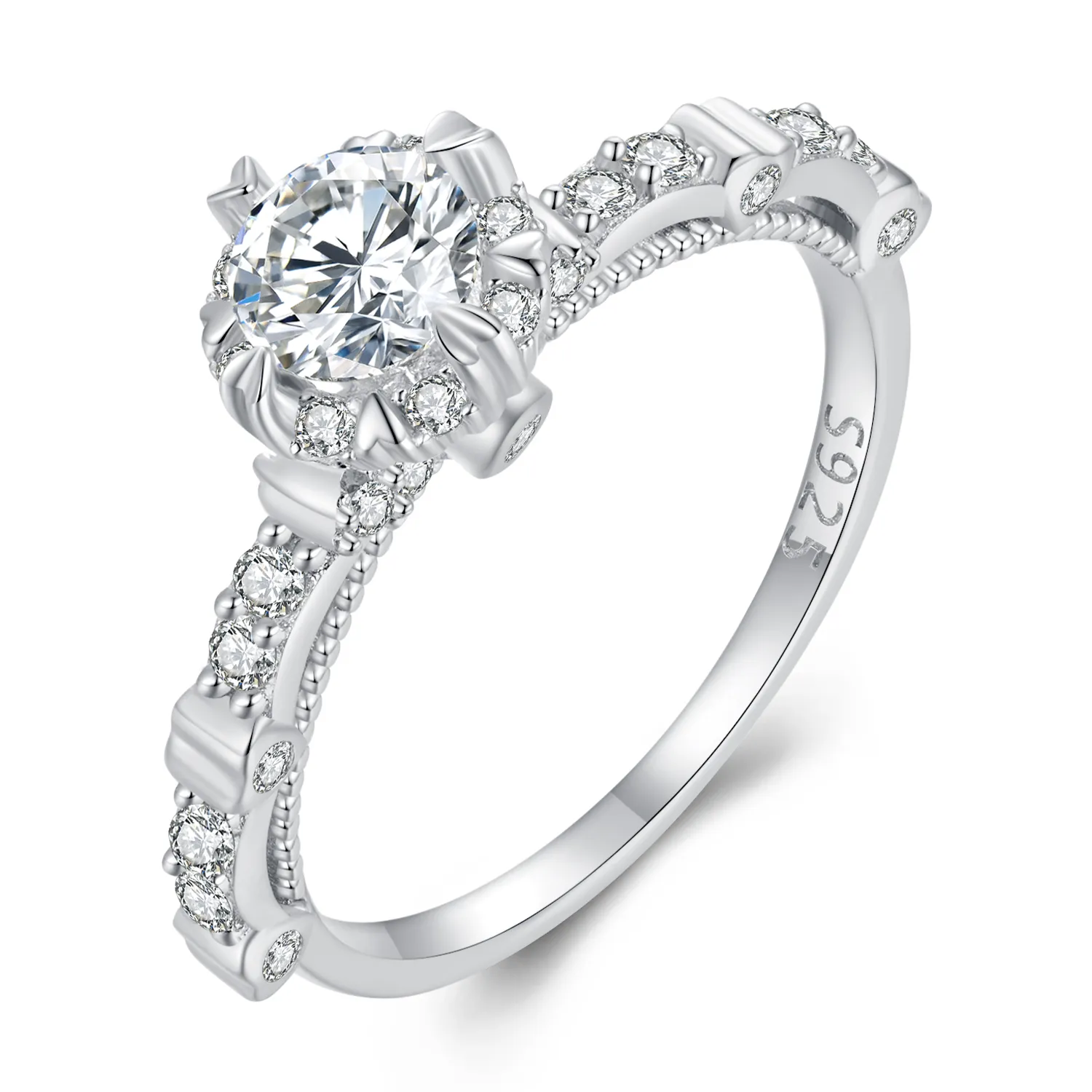 pandora style exquisite moissanite ring msr023