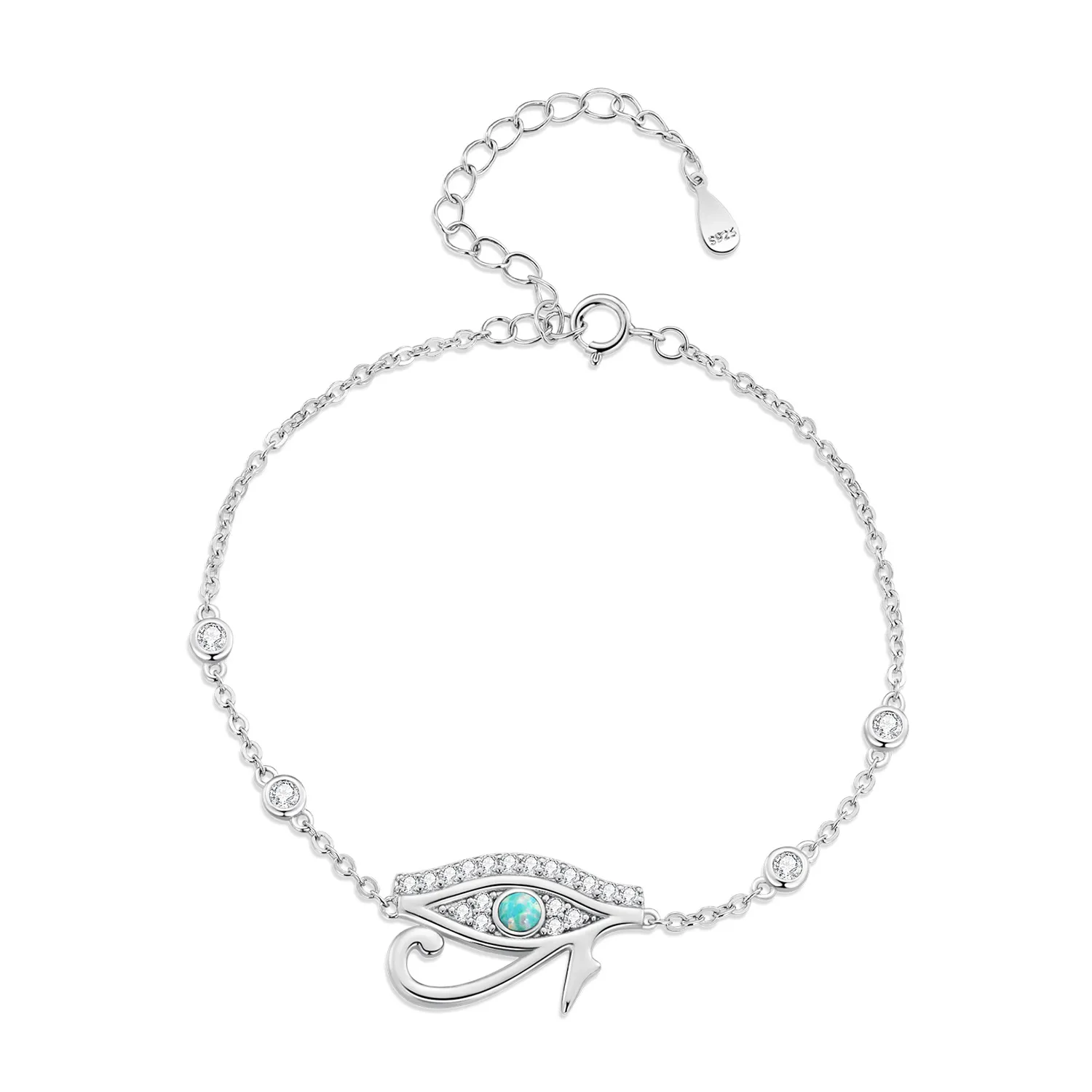 Pandora Style Eye of Horus Chain Bracelet - BSB114!