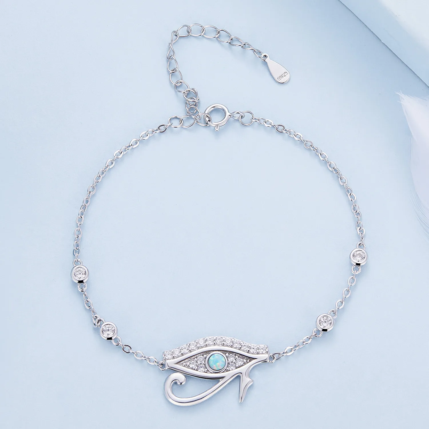 Pandora Style Eye of Horus Chain Bracelet - BSB114!