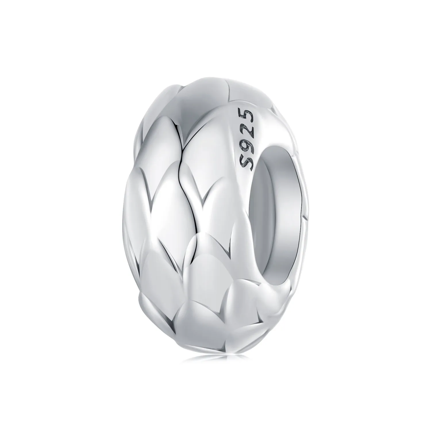 Pandora Style Feather Silicone Spacer - SCC2564