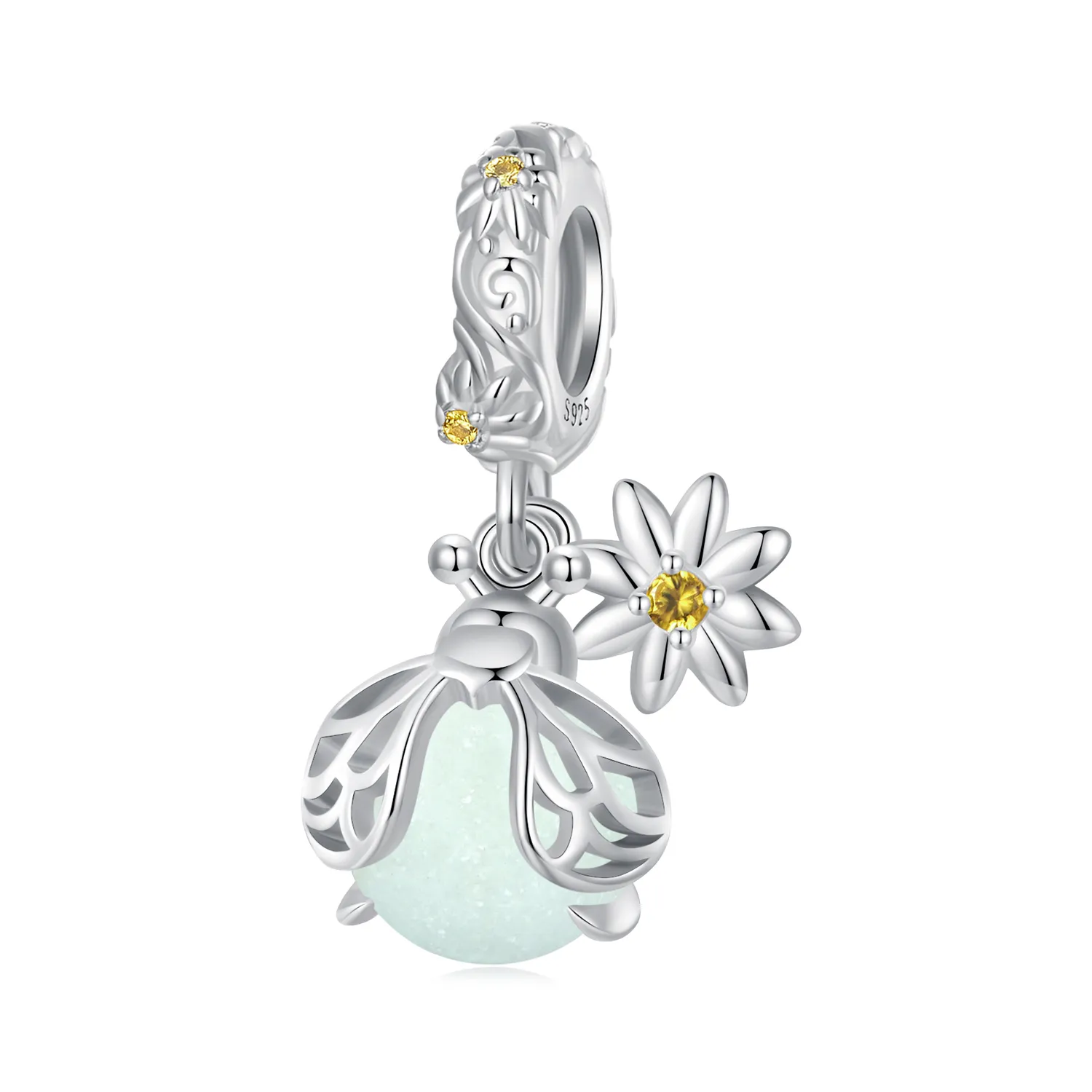 pandora style firefly luminous dangle scc2615!