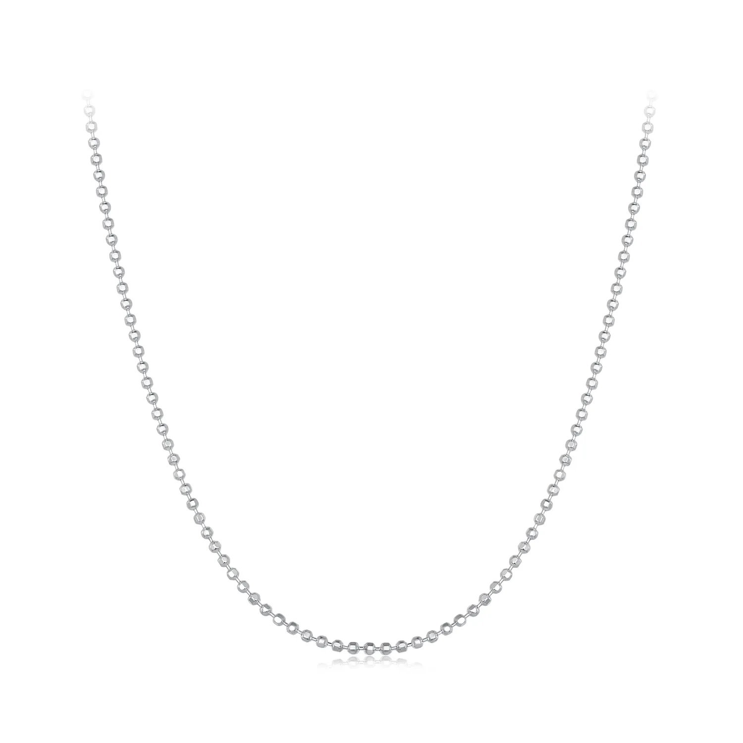 Pandora Style Flash Bead Chain Basic Necklace - SCA027