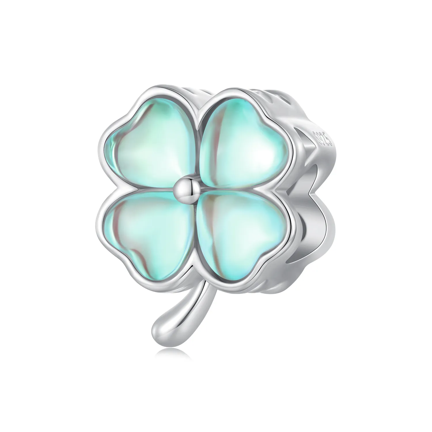 pandora style four leaf clover charm bsc733 gn