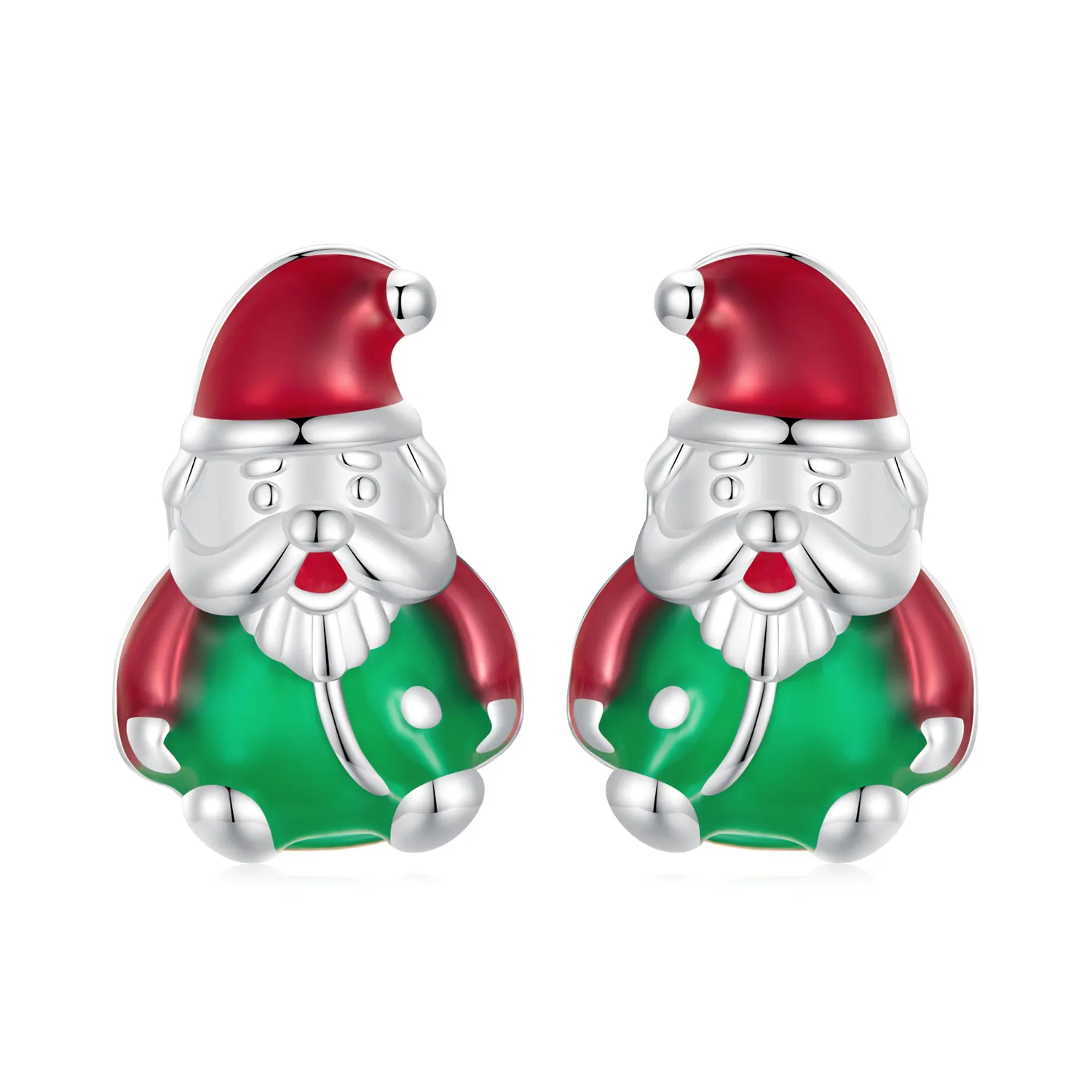 Pandora Style Glow-In-The-Dark Christmas Studs Earrings - BSE918