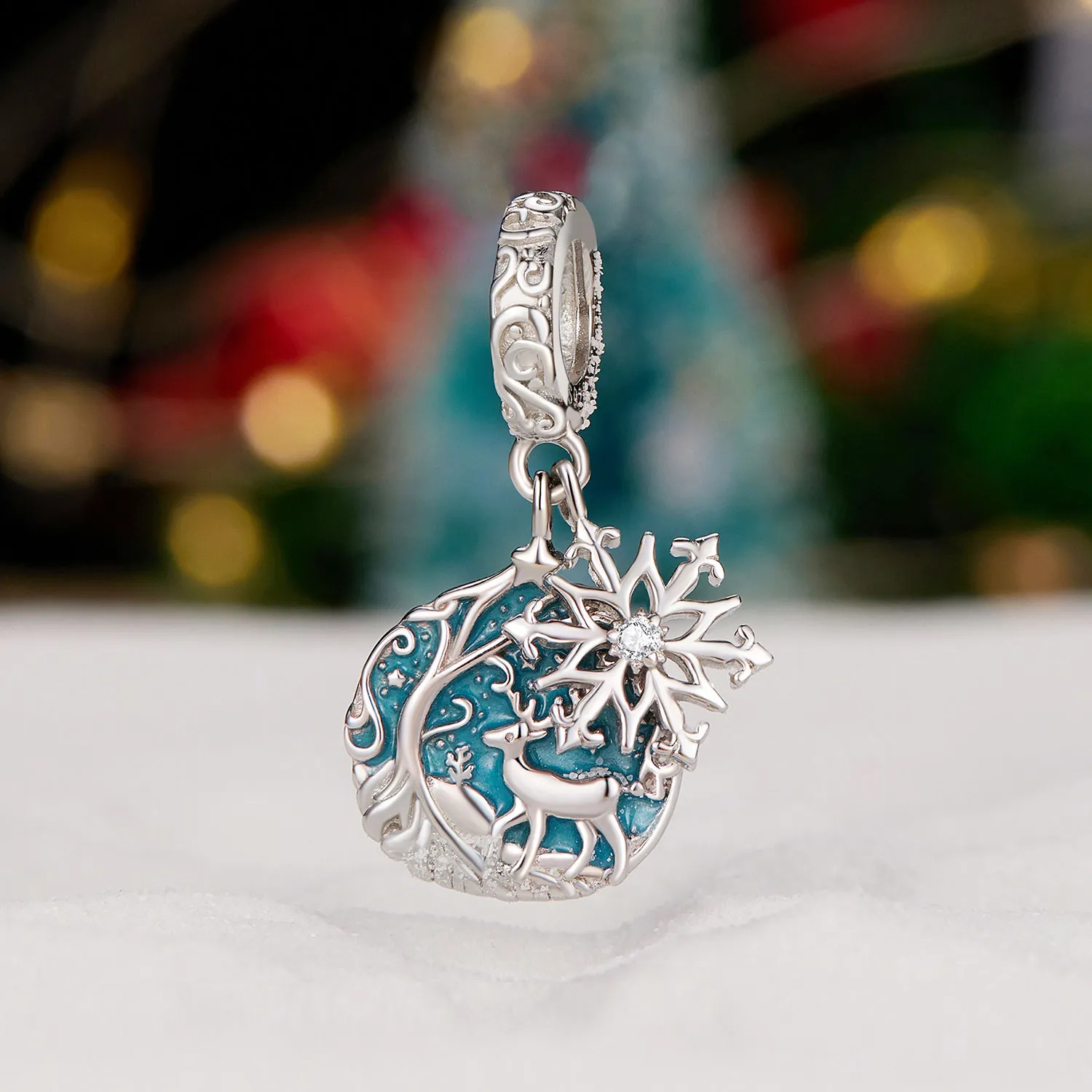 Pandora Style Glow-In-The-Dark Elk Dangle - SCC2661