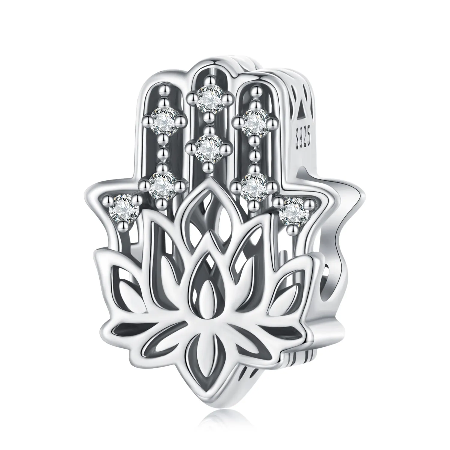 pandora style hand of fatima charm scc2628