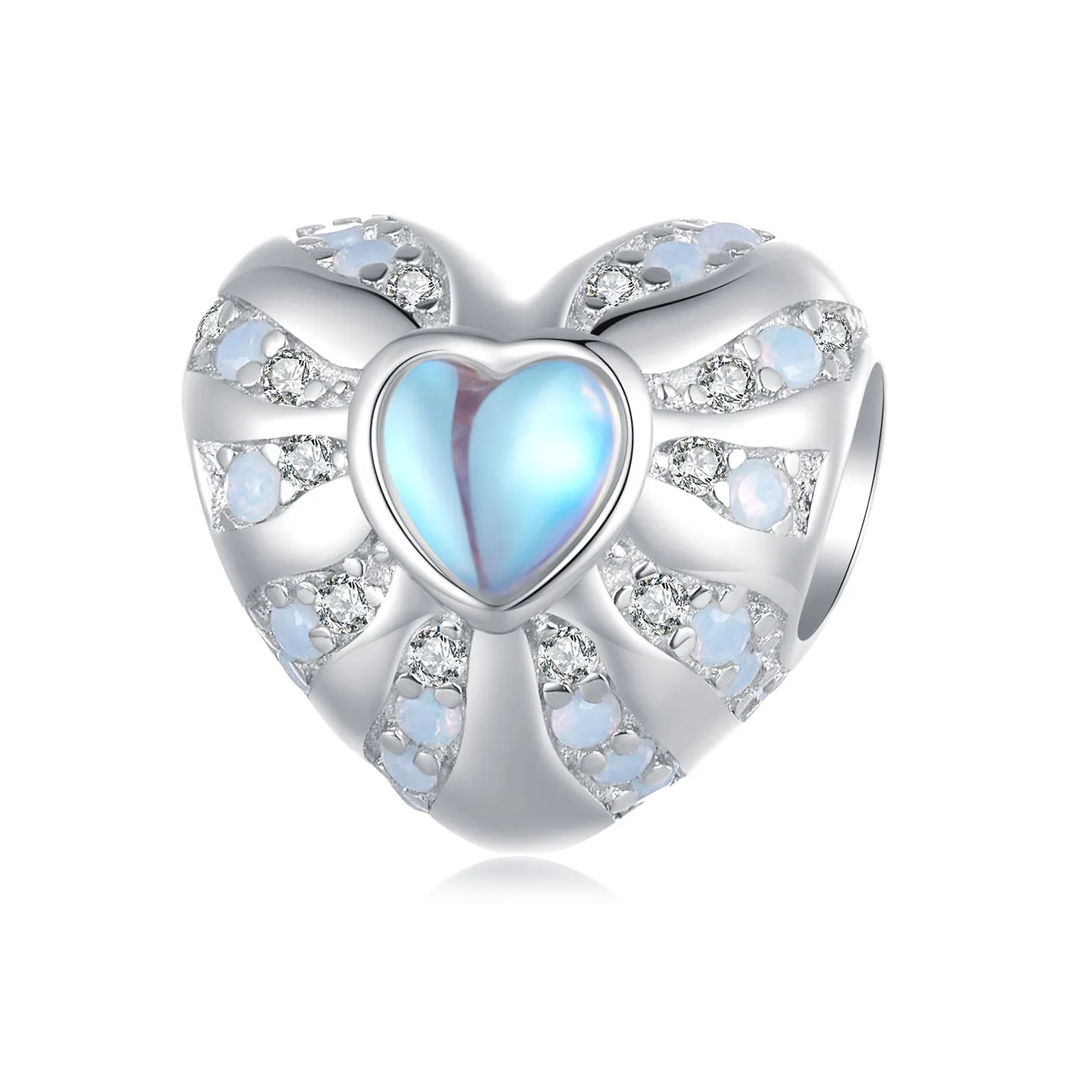 pandora style heart of illusion charm bsc918