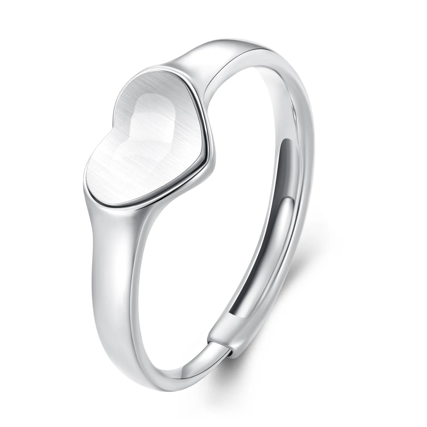 Pandora Style Heart-Shaped Reflective Ring - BSR434