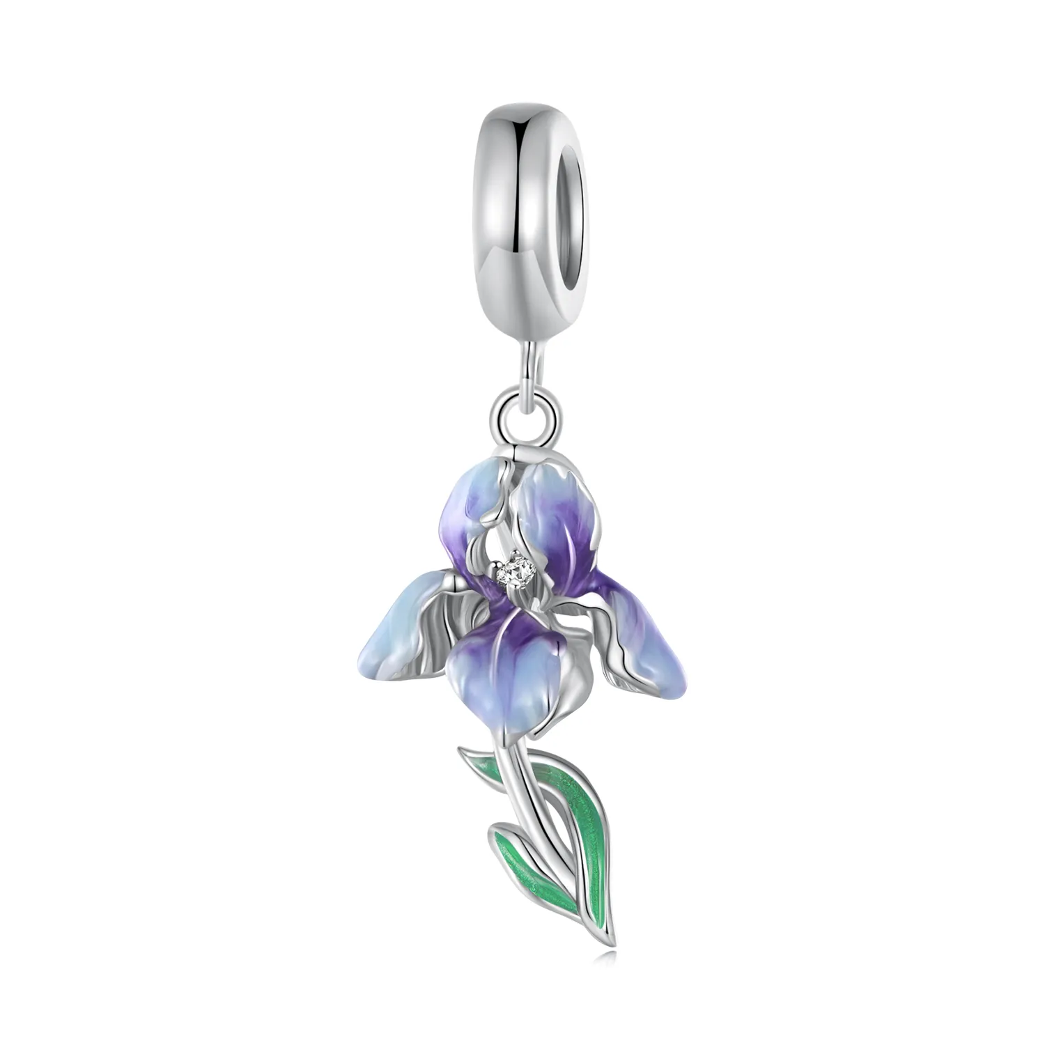 Pandora Style Iris Dangle - BSC815!