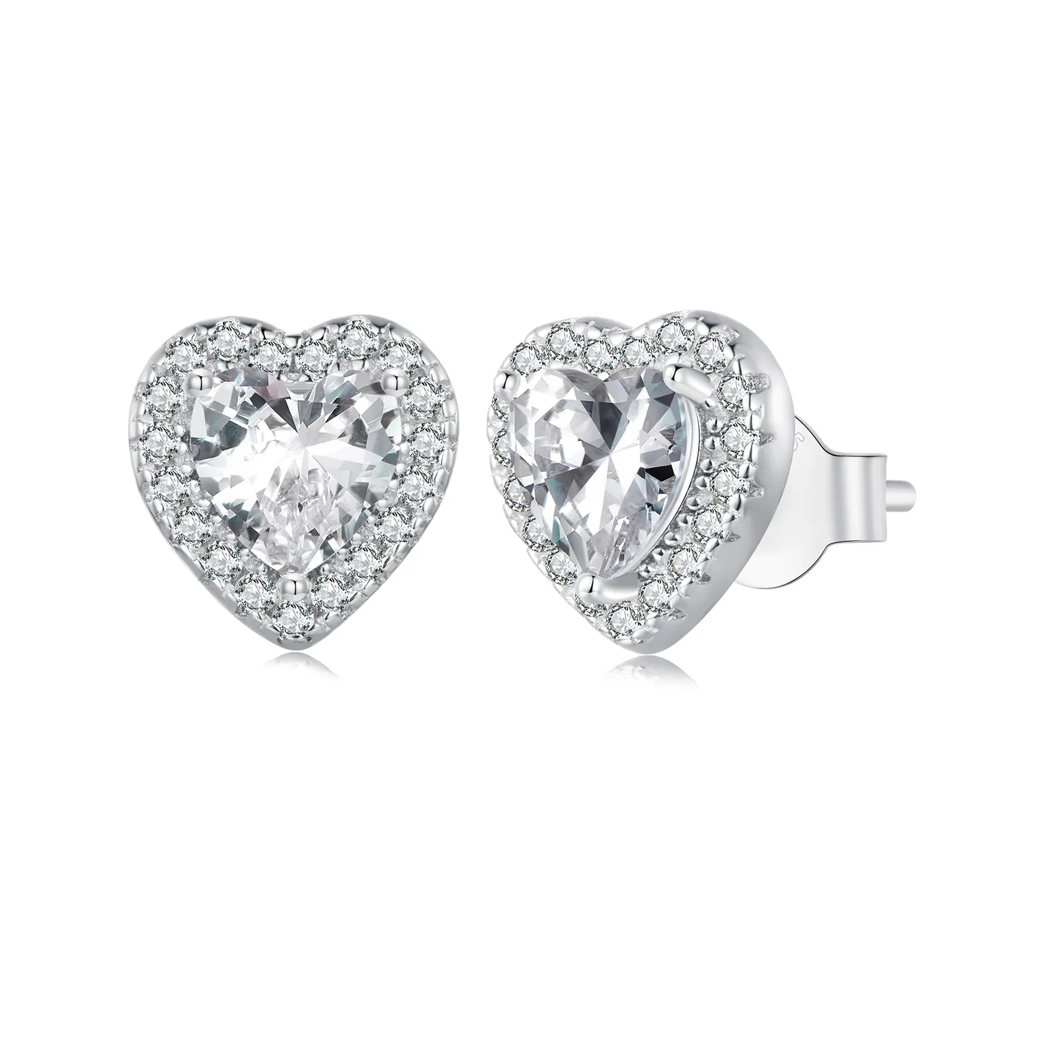 pandora style light luxury stud earrings bse894