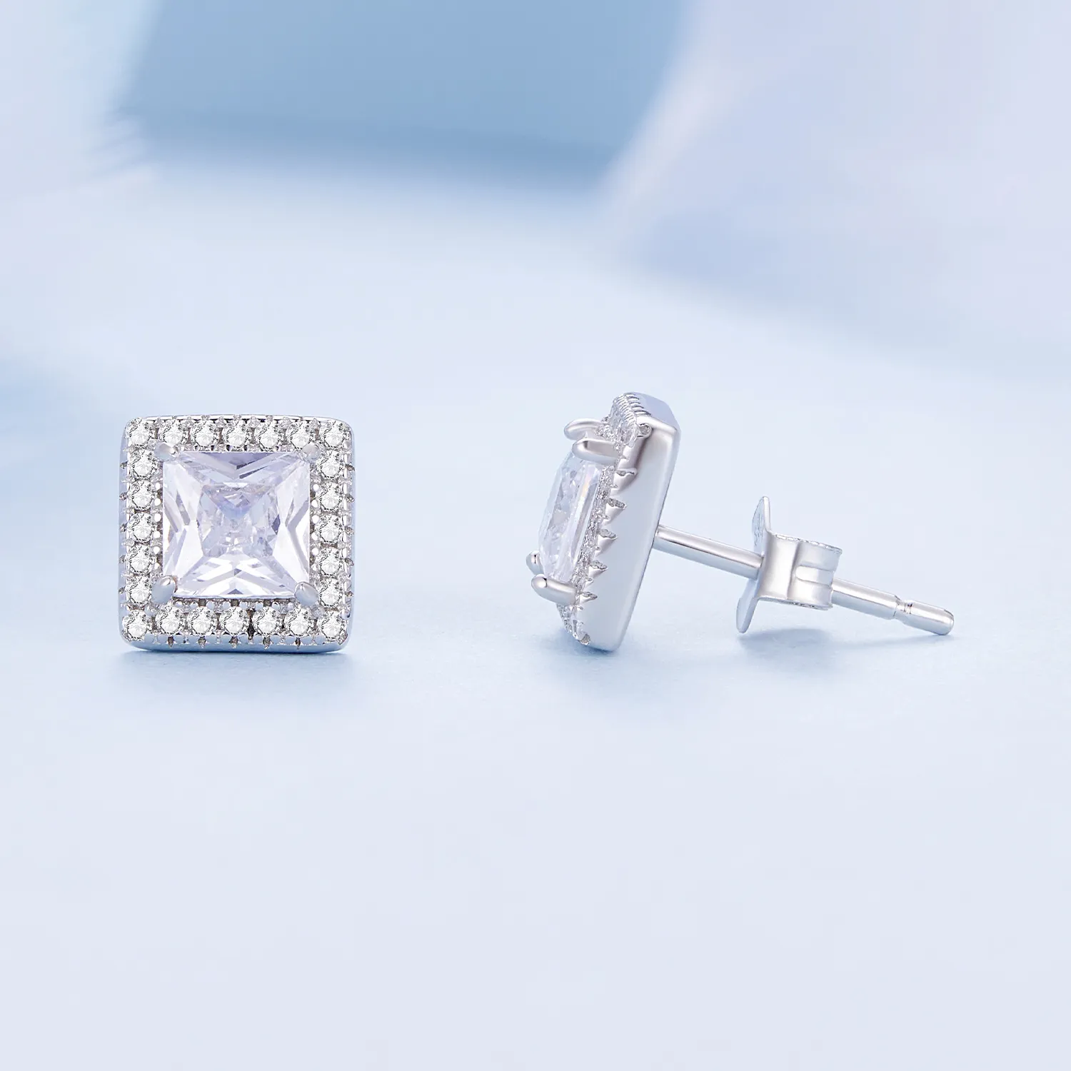 Pandora Style Light Luxury Stud Earrings - BSE895