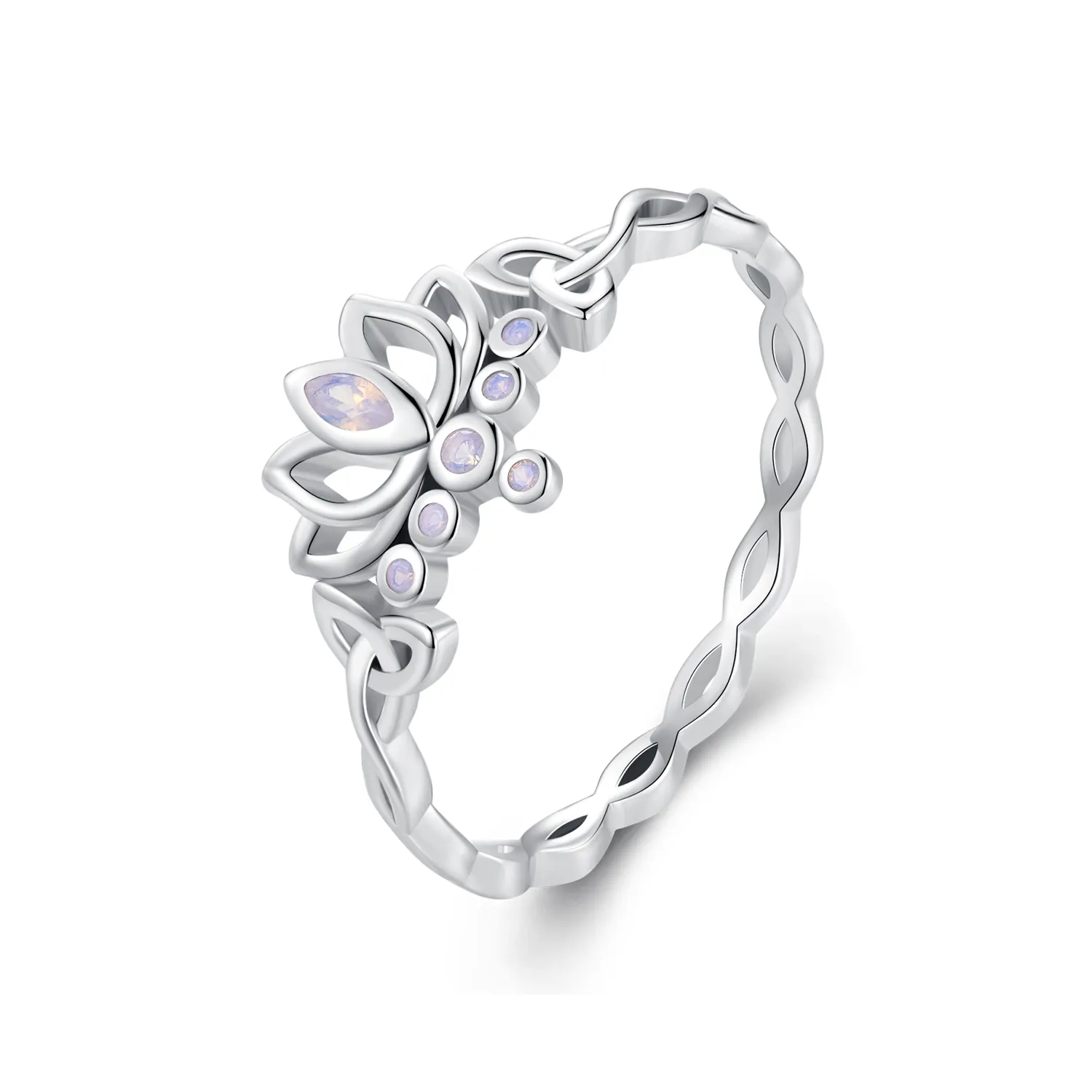 Pandora Style Lotus Ring - BSR487