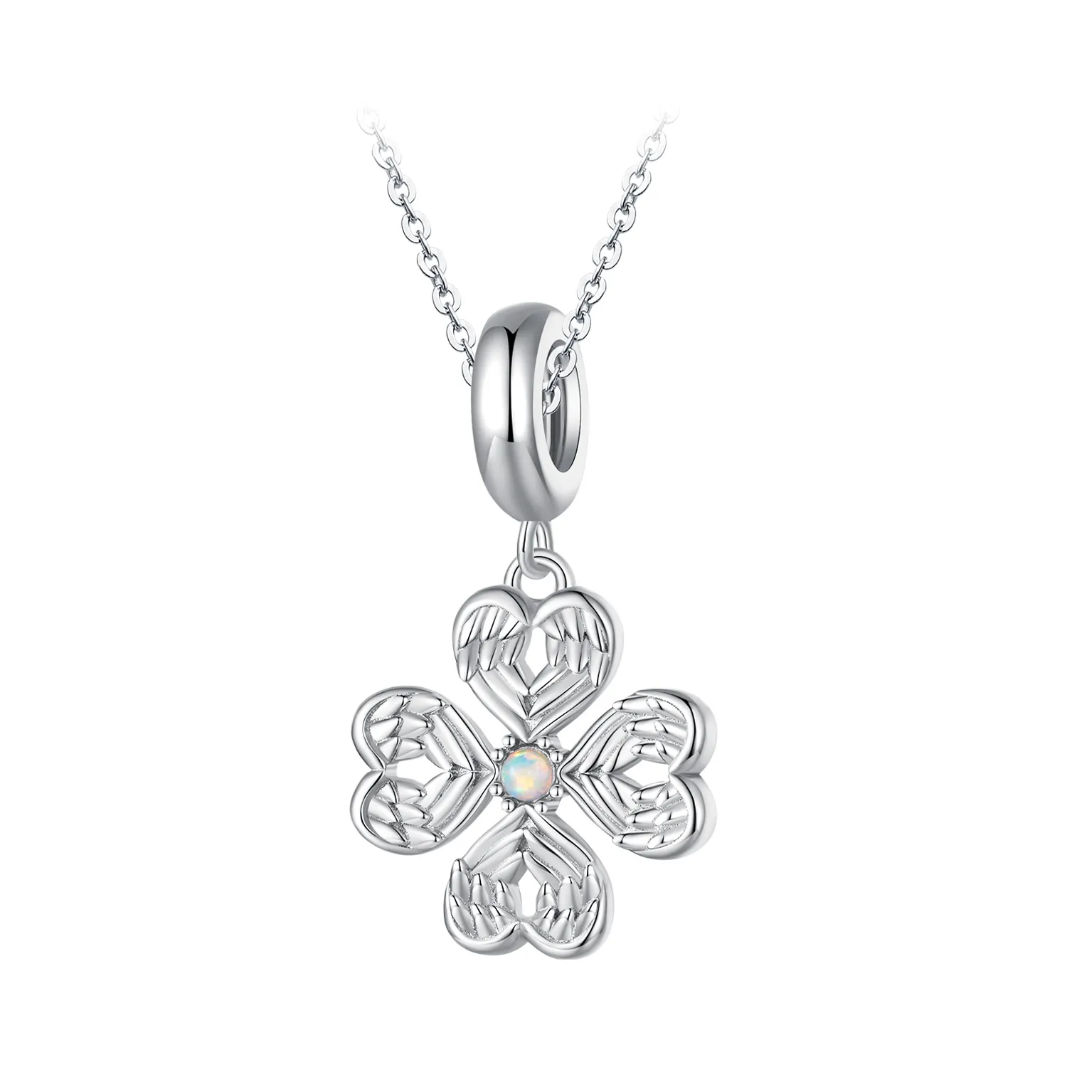 Pandora Style Lucky Four Leaf Clover Dangle - SCC2484